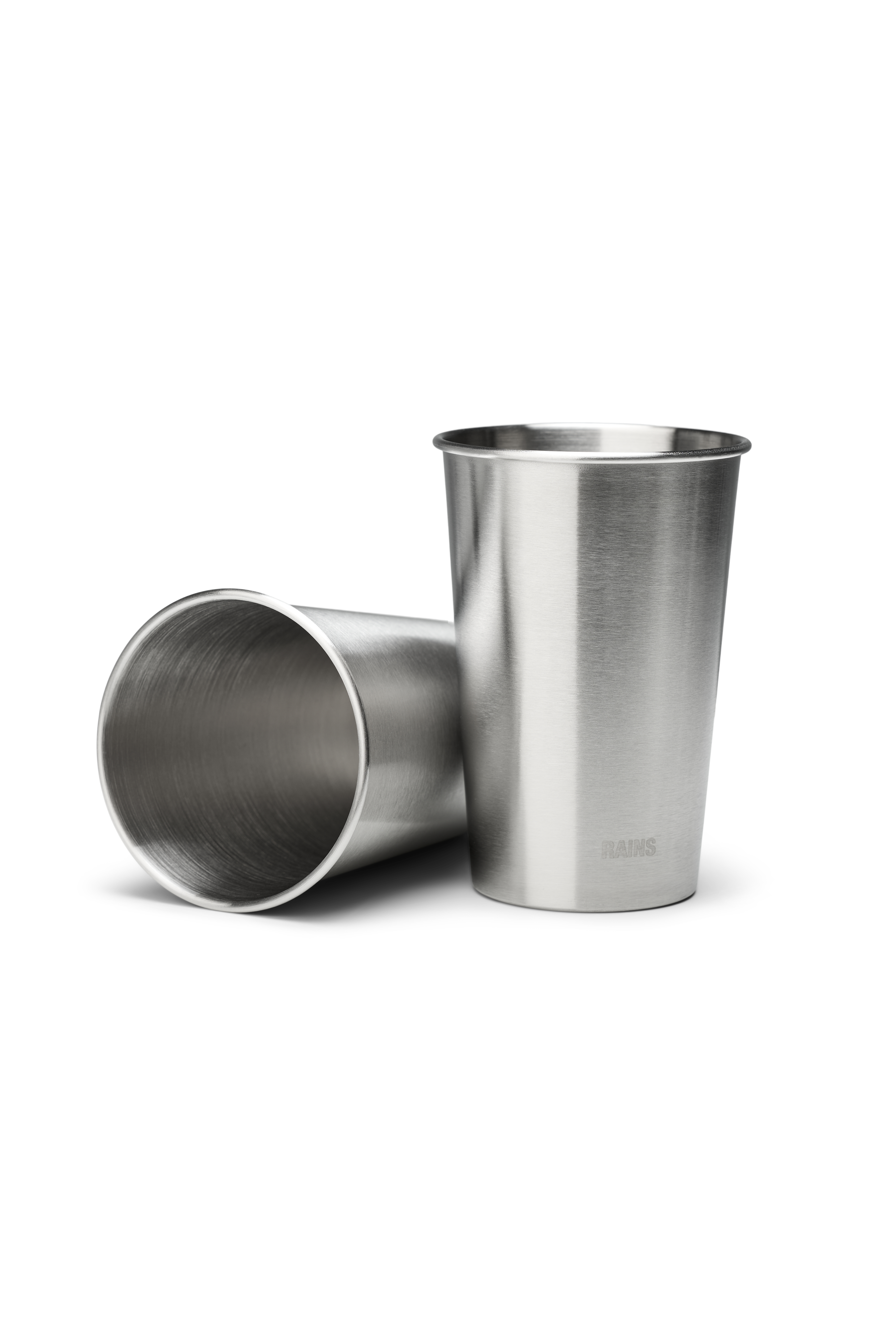 Stainless Steel 2-Pack Cups 500ml