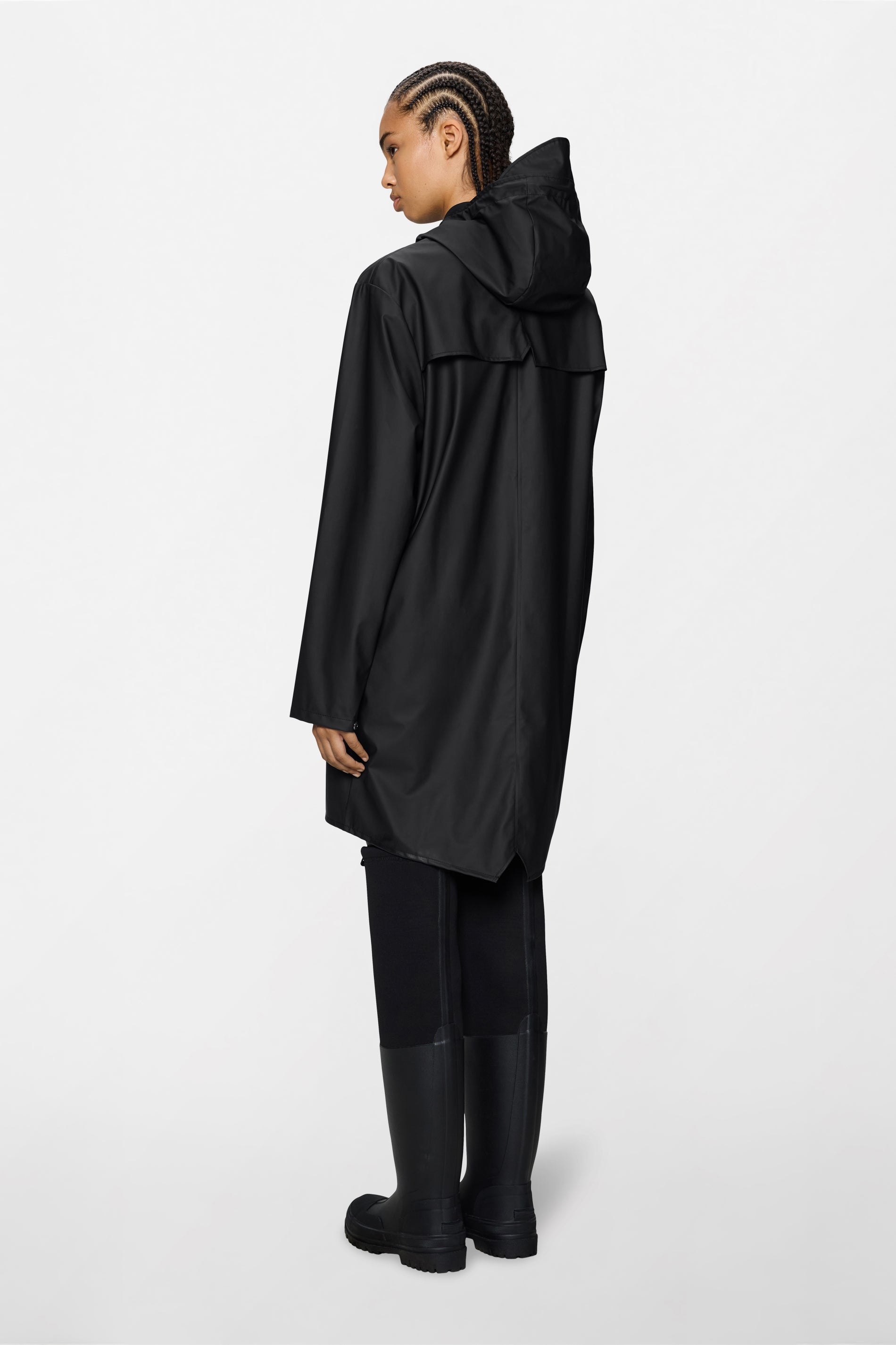 RAINS Long Jacket Black Jacket