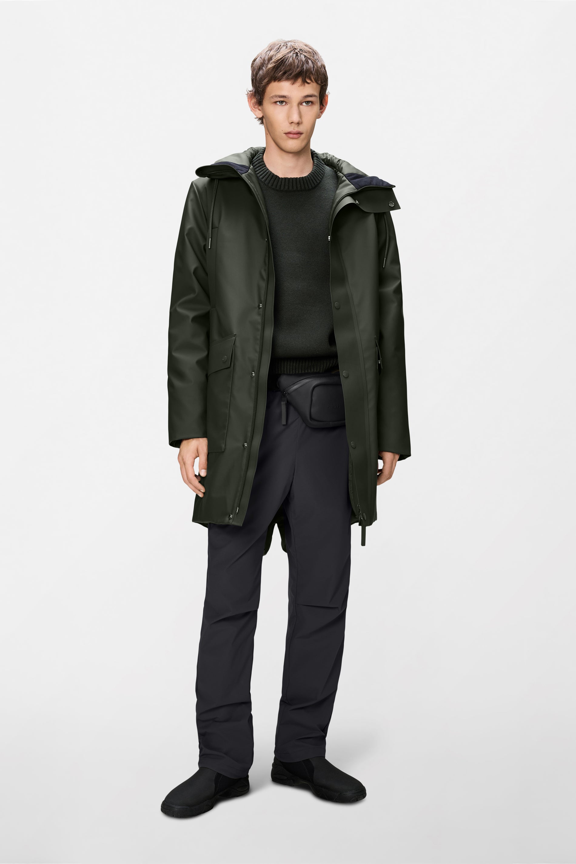RAINS Nome Long Parka Green Jacket