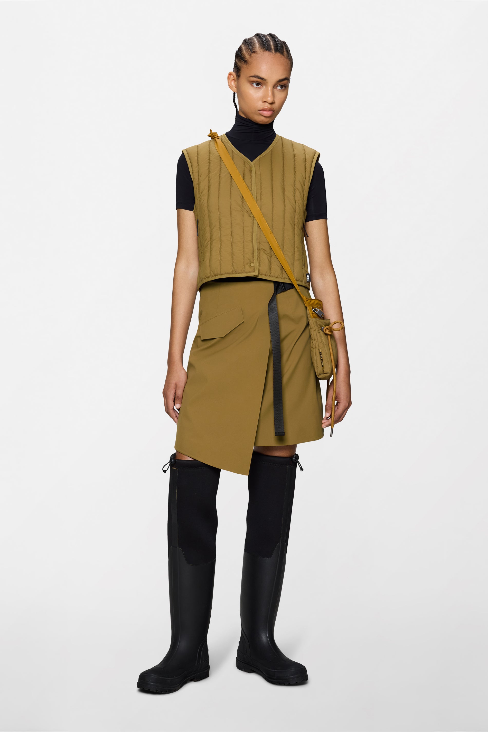 RAINS Banja Short Liner W Vest Dawn Short Sleeve