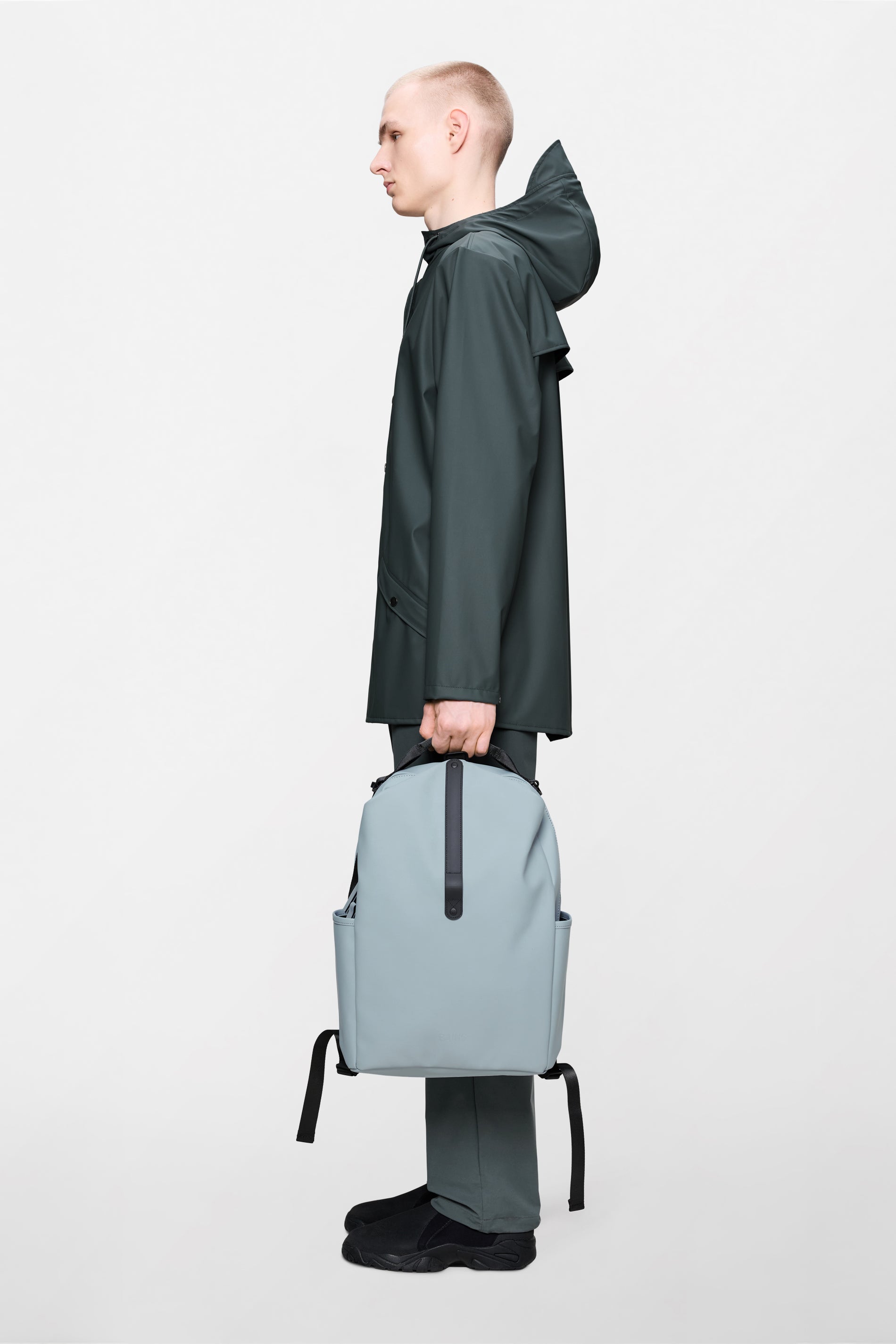 RAINS Clip Front Backpack Pool Backpack