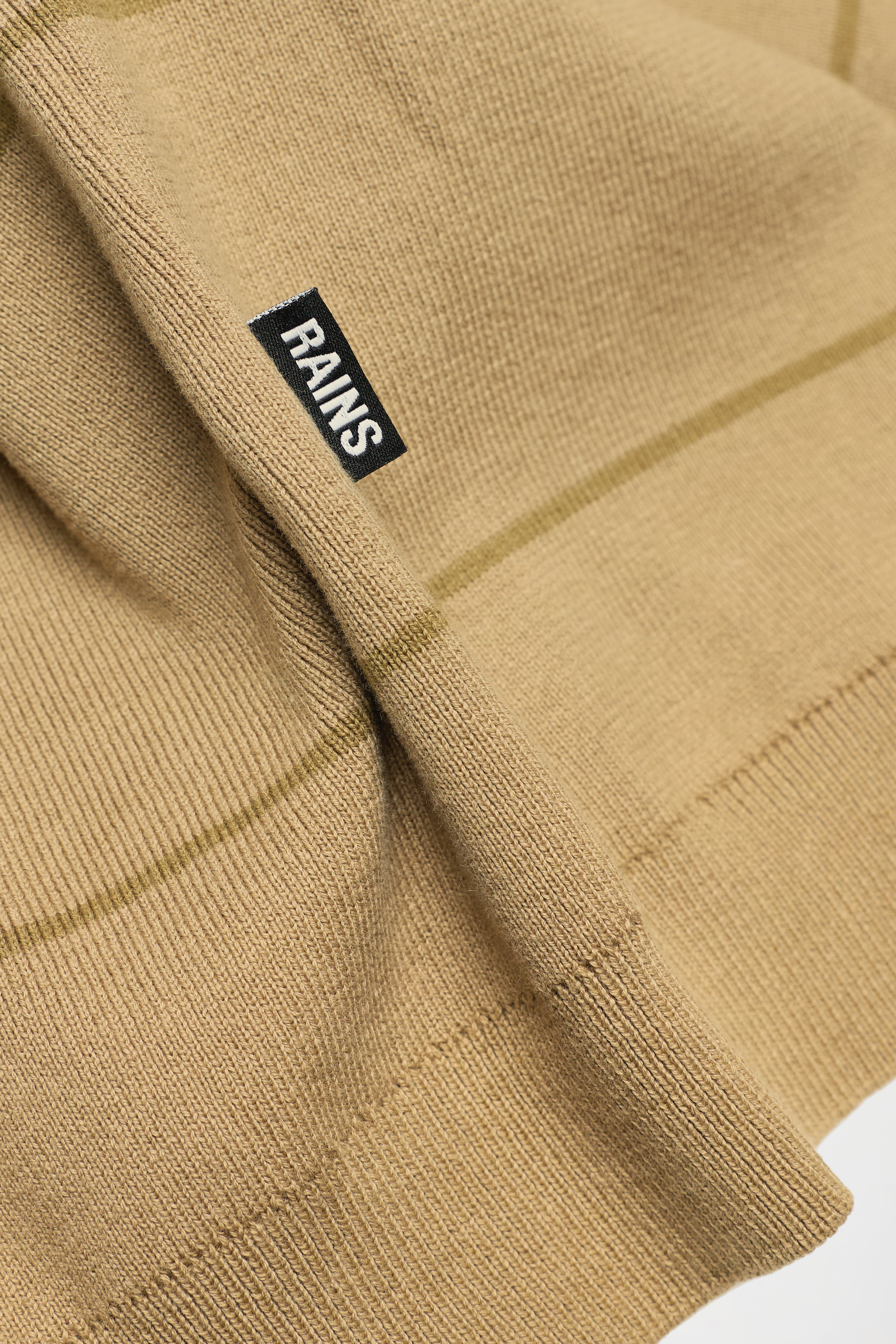 Striped Knit W Long Sleeve Polo