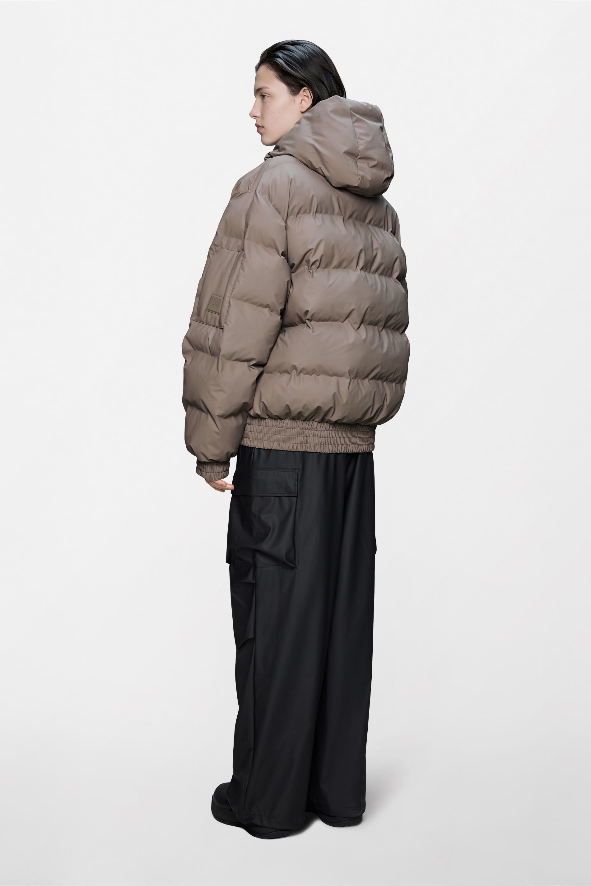 RAINS Alta Bomber Puffer Jacket Cinder Jacket