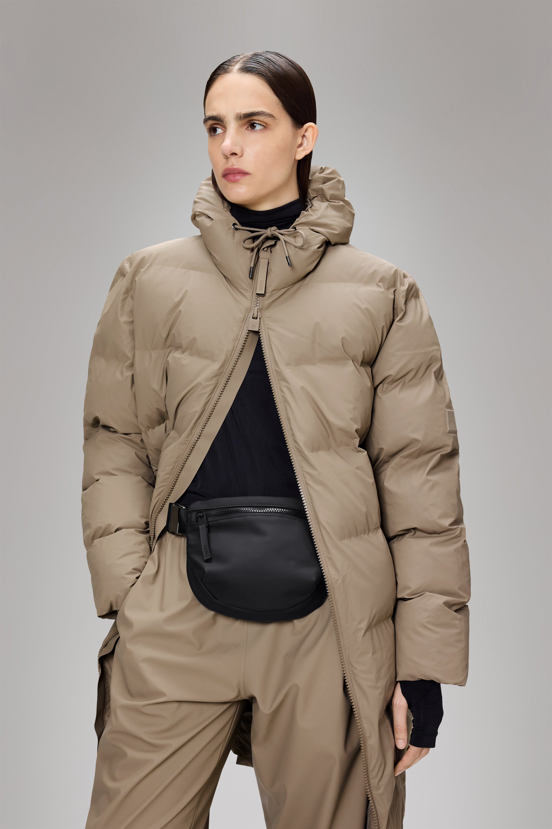 RAINS Valera Bum Bag Micro Black 1.40L H16 x D5 x W18 cm Bum bag