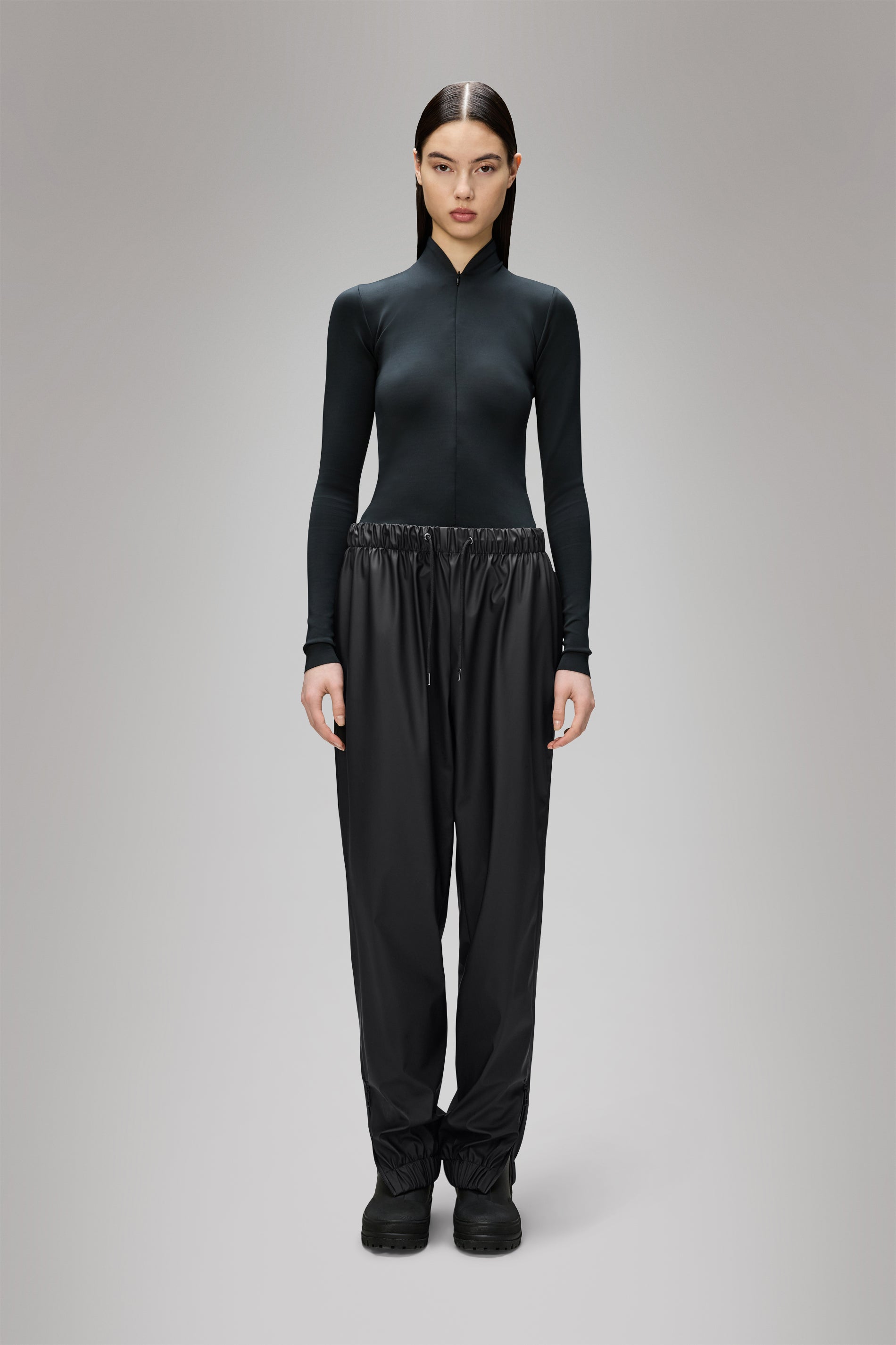 RAINS Rain Pants Regular Black Pants