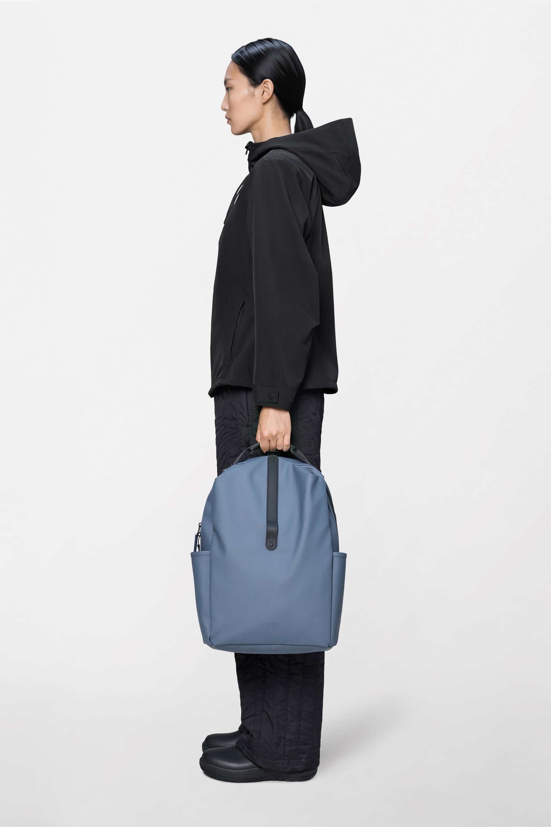 RAINS Clip Front Backpack Blue Dusk 21L H44 x D16 x W30 cm Backpack
