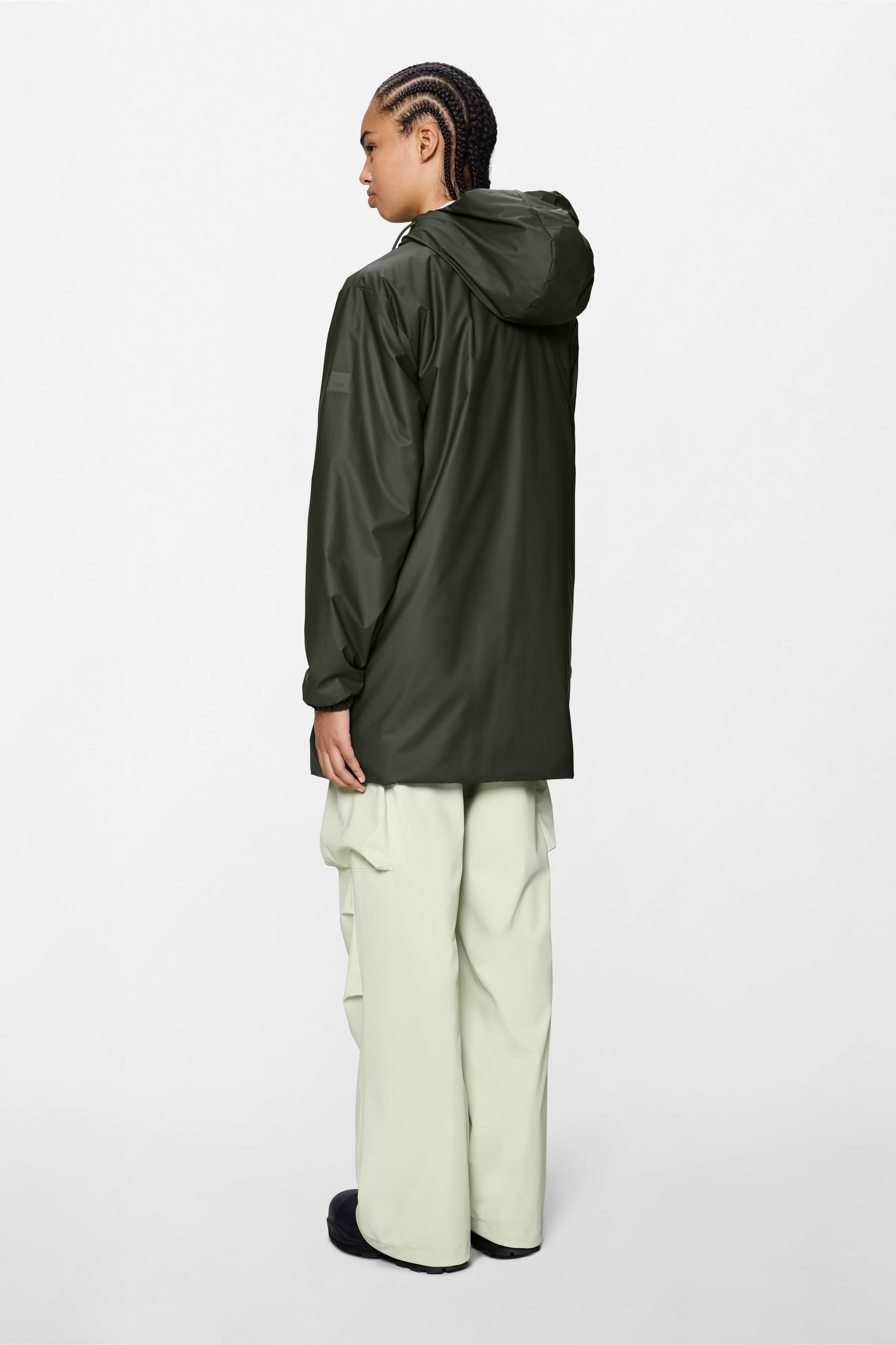 RAINS Lohja Long Insulated Jacket Green Jacket