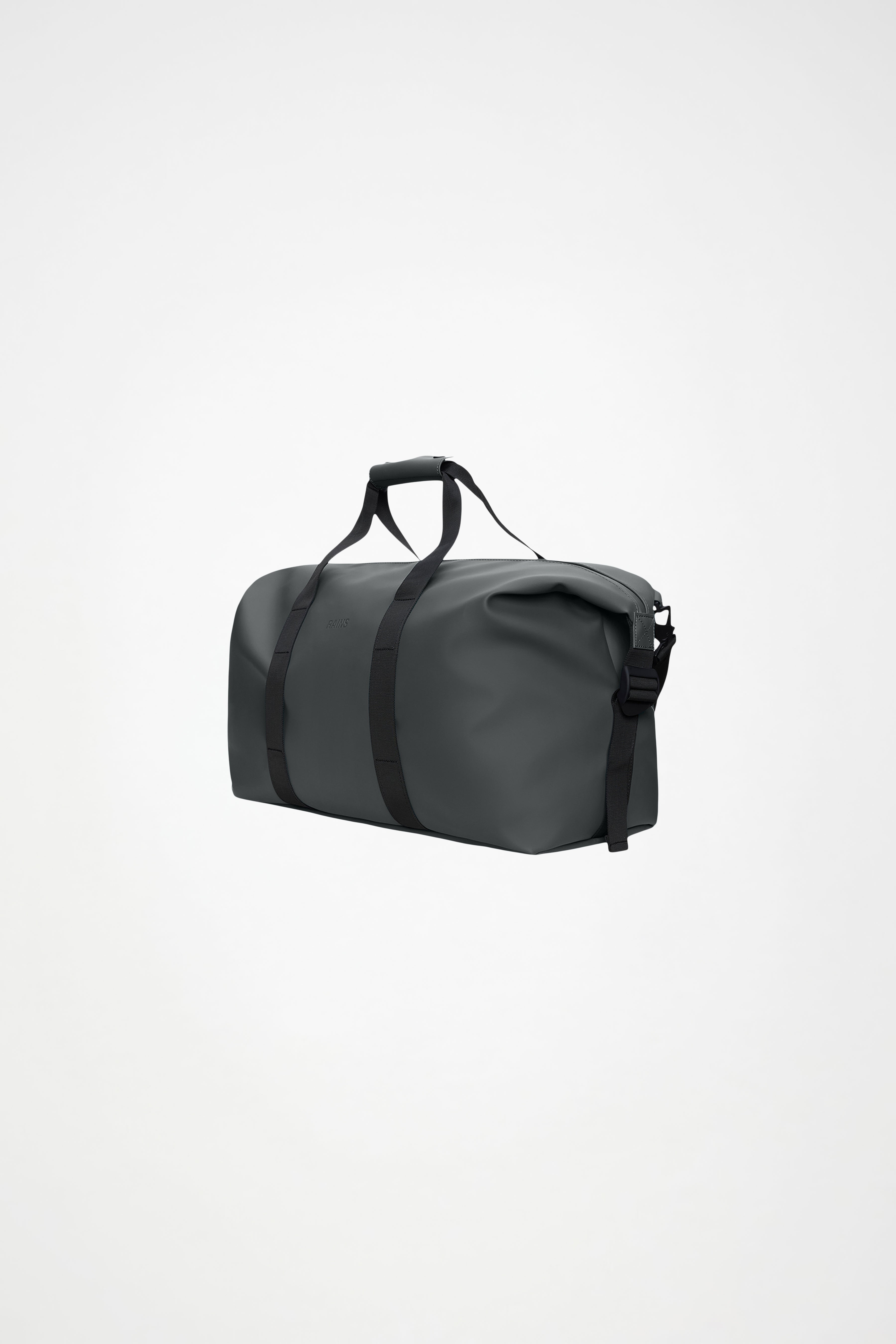 RAINS Hilo Weekend Bag Dark Grey 36L H27 x D26 x W52 cm Weekender