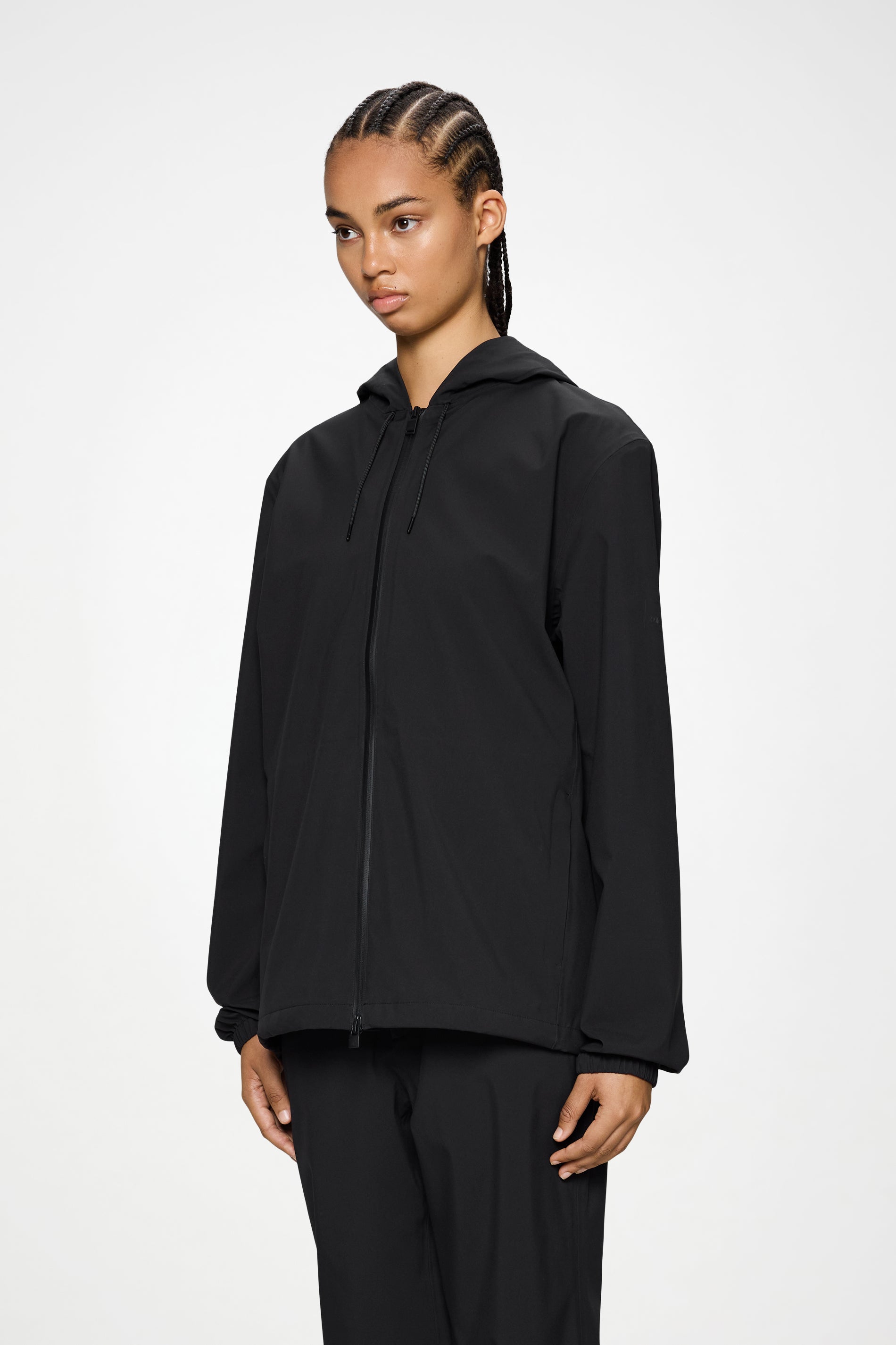 RAINS Suva Hardshell Jacket Black Jacket