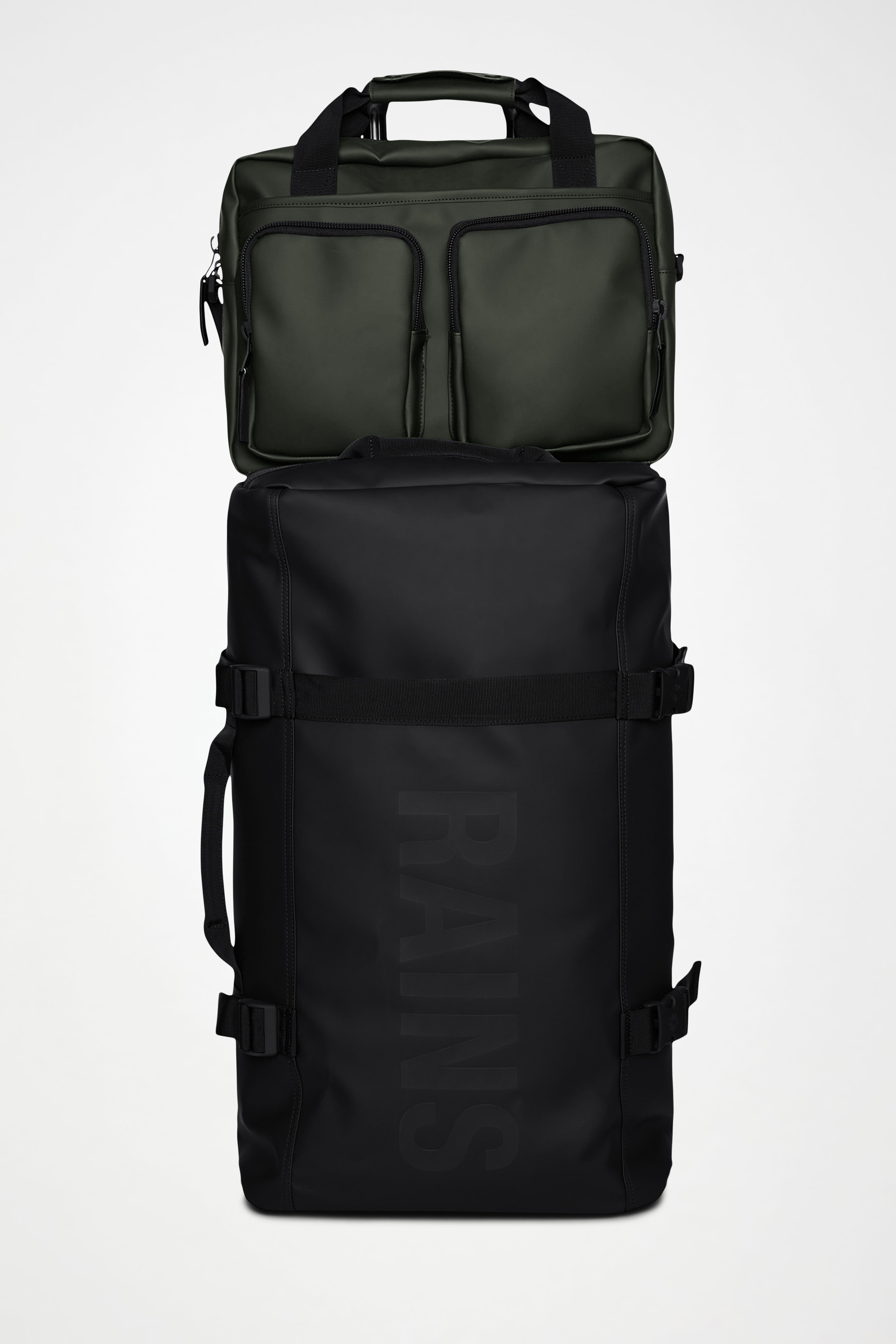 RAINS Texel Tech Bag Green 10L H30 x D9 x W39 cm Crossbody