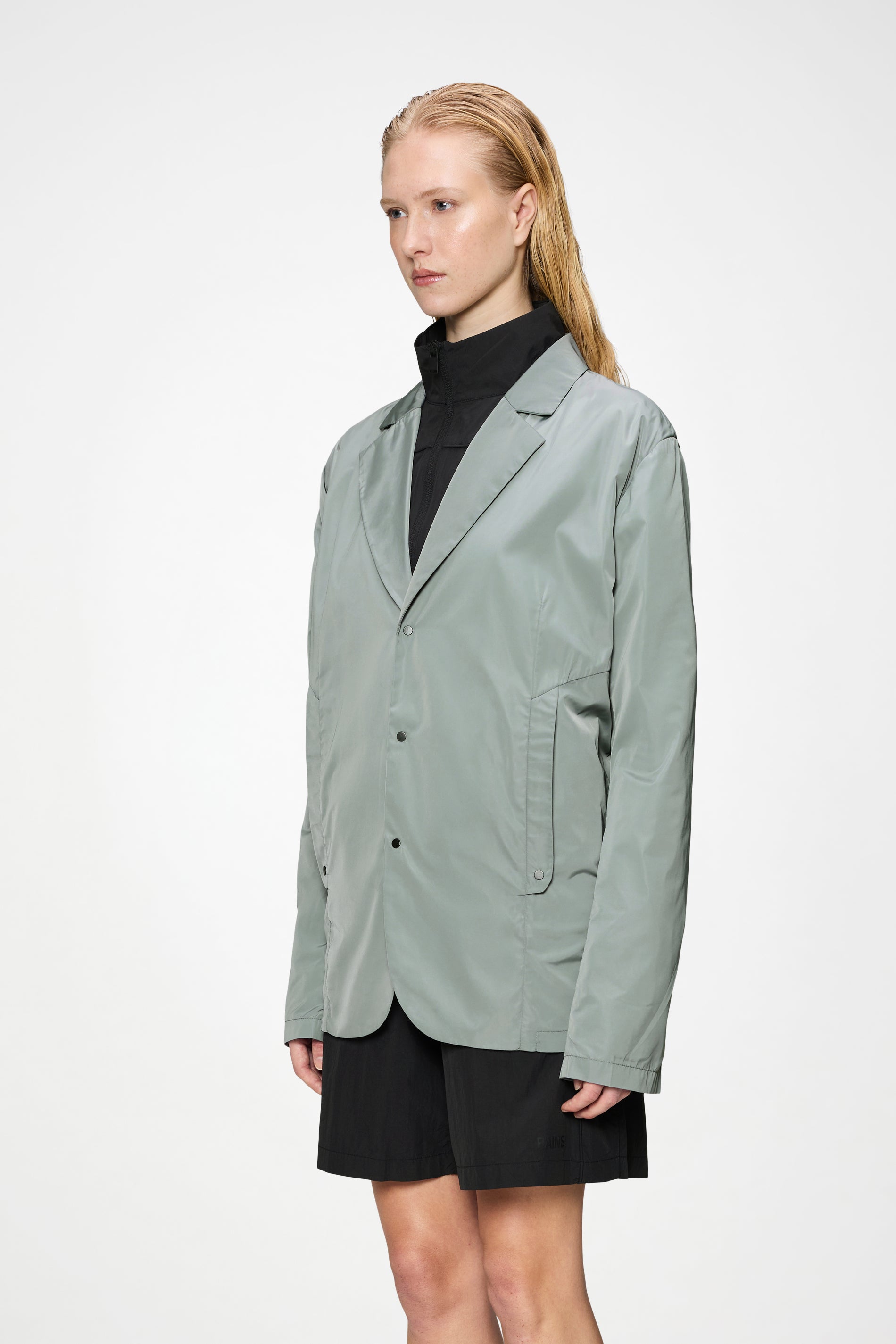 RAINS Relaxed Blazer Shadow Jacket