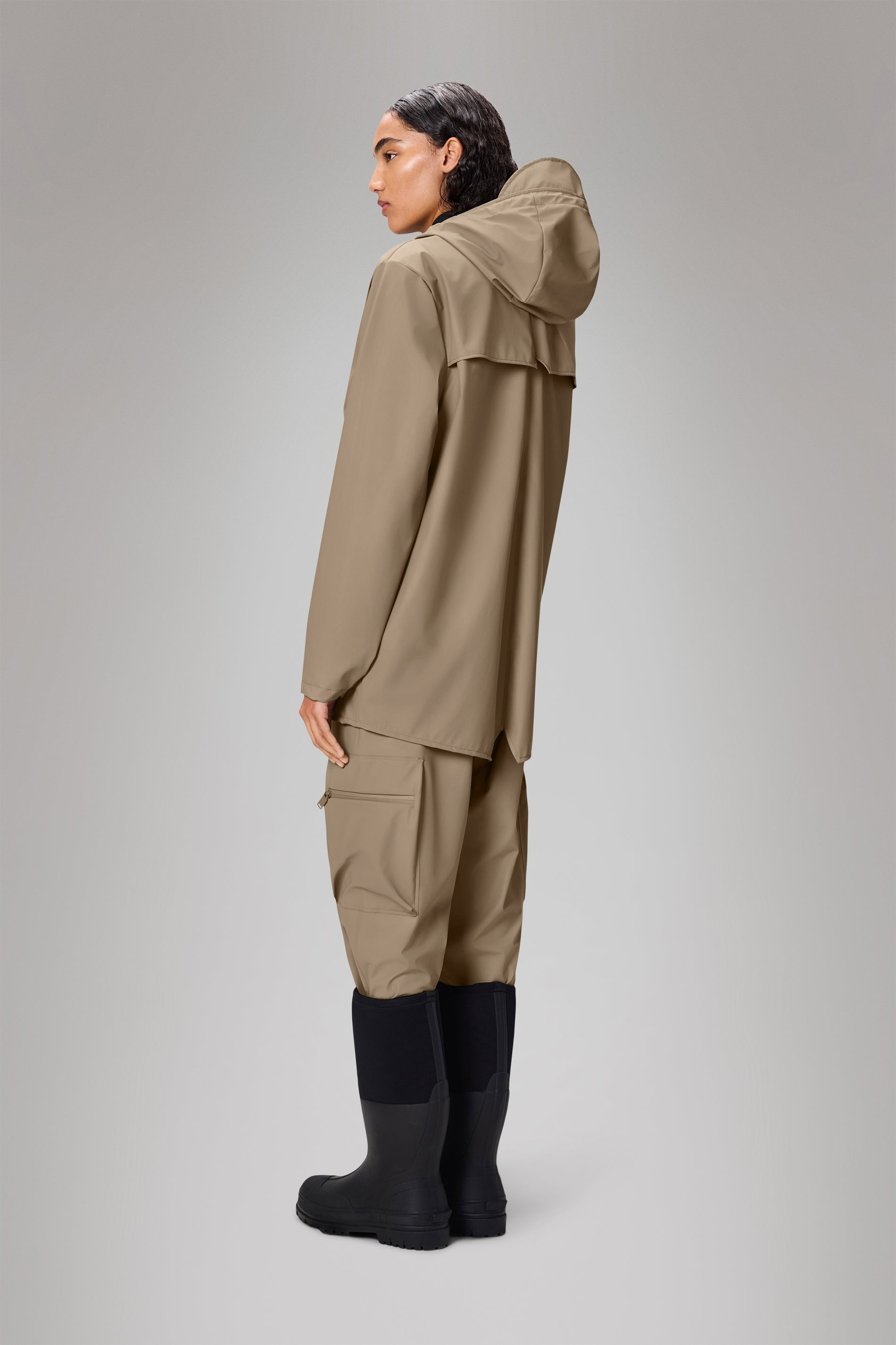 RAINS Jacket Beige Jacket
