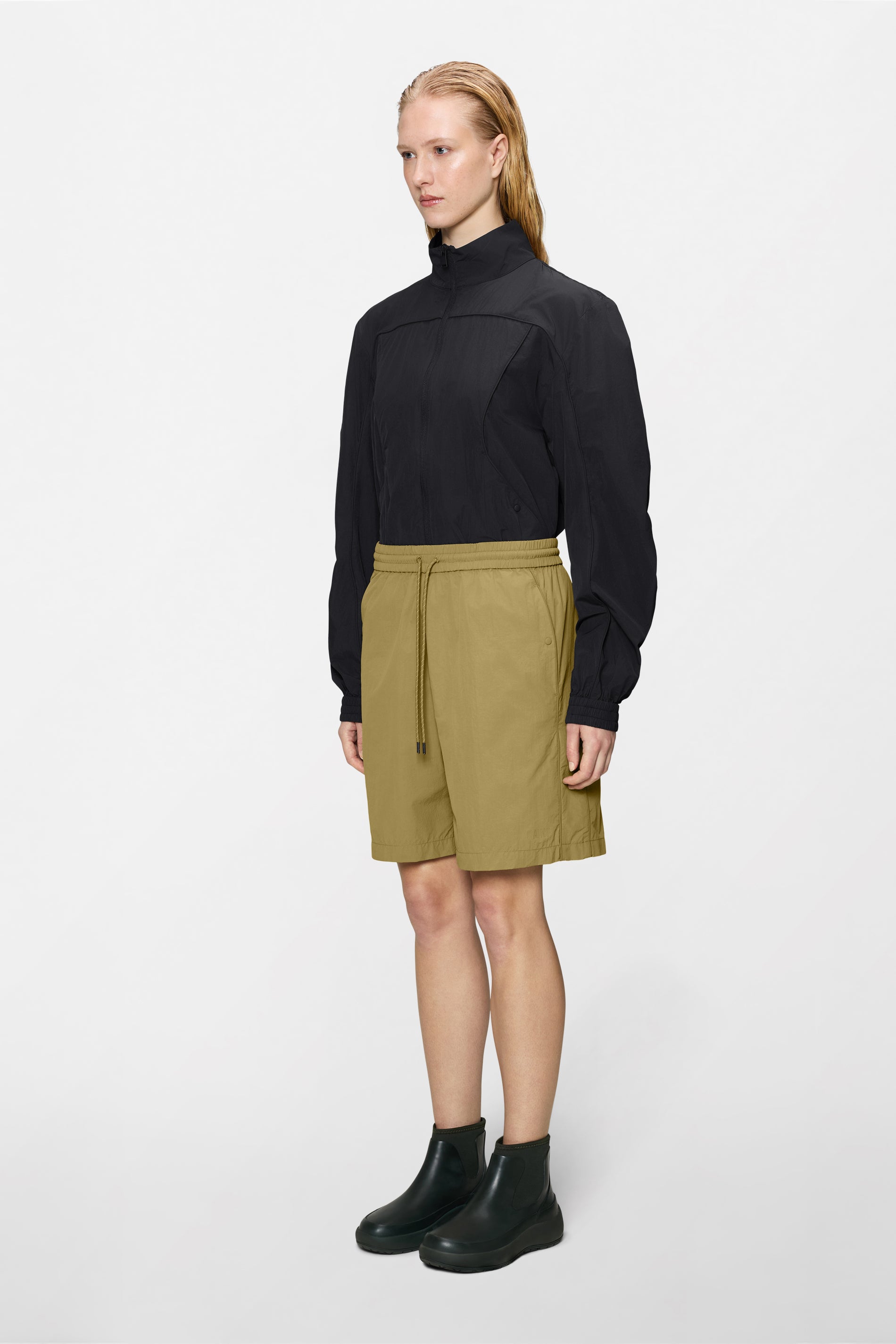 RAINS Cooldown Track Shorts Fawn Shorts