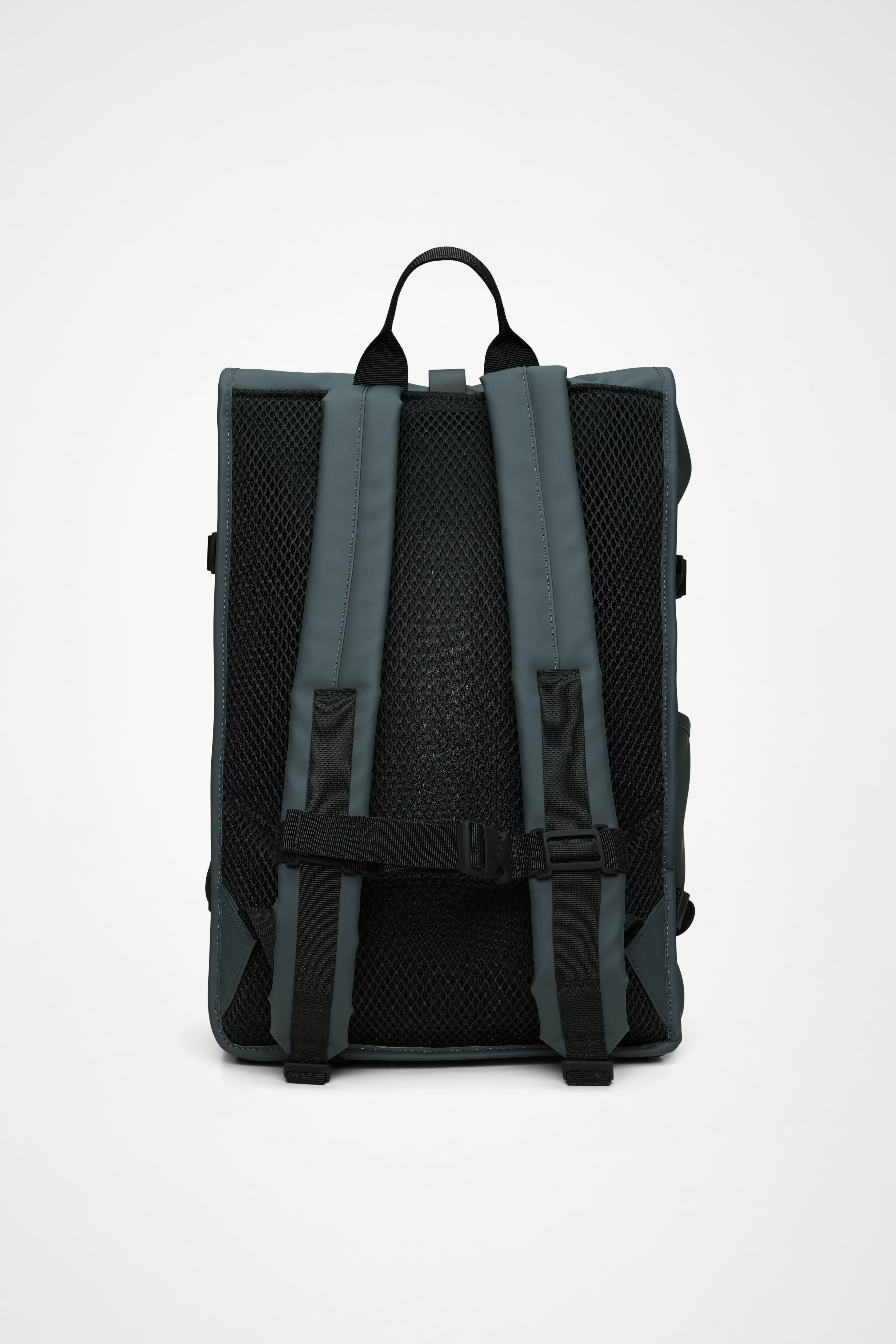 RAINS Rolltop Rucksack Large Dark Grey 23L H63 x D14 x W32 cm Backpack
