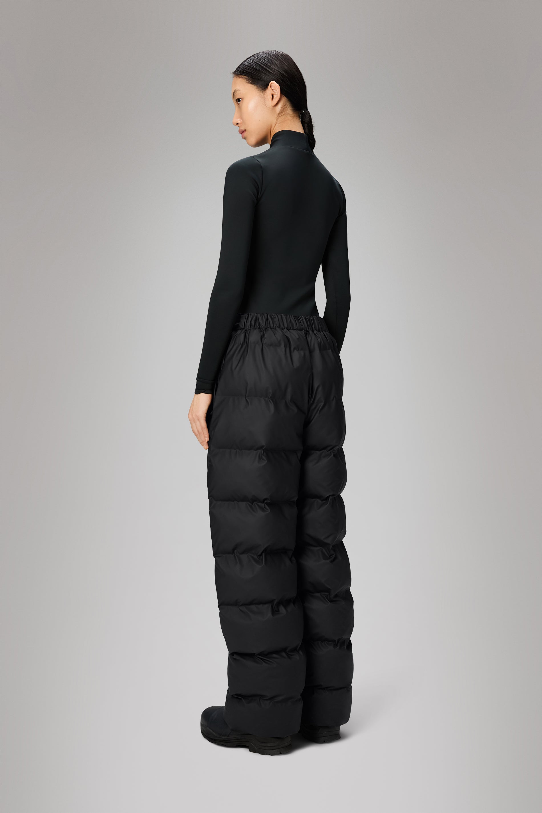 RAINS Alta Puffer Pants Regular Black Pants