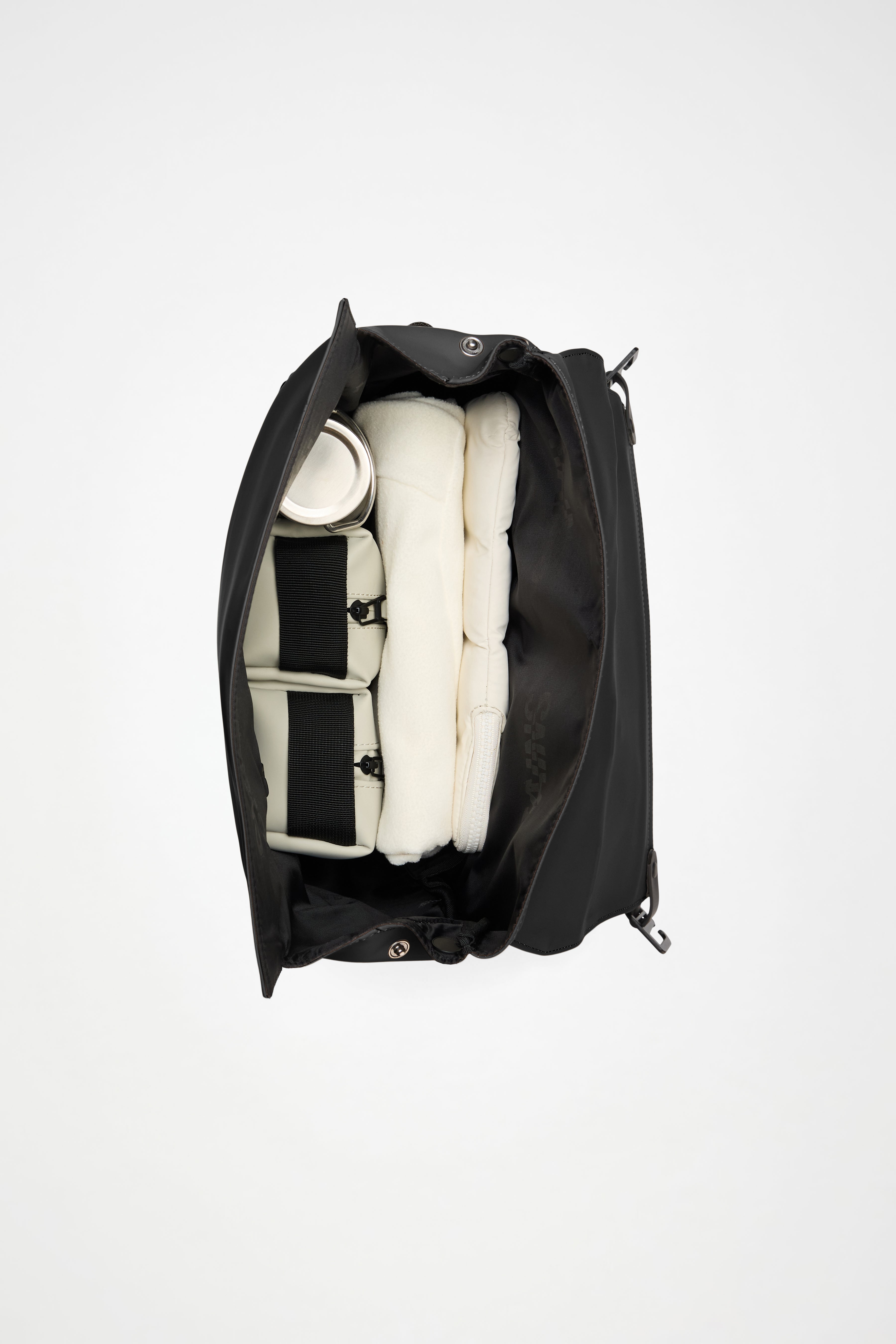 RAINS OTG Backpack Black Backpack