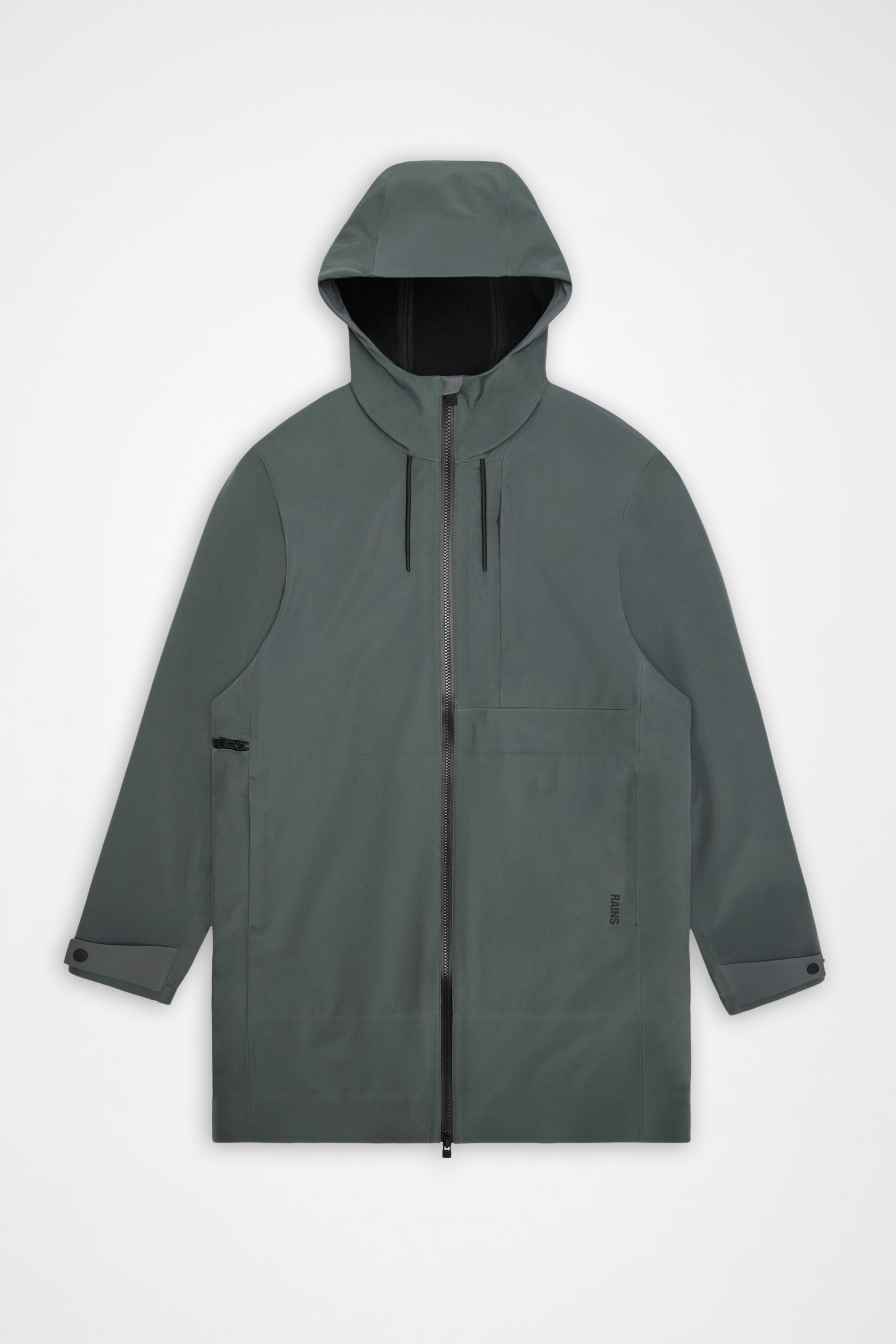 RAINS Suva Softshell Long Jacket Dark Grey Jacket