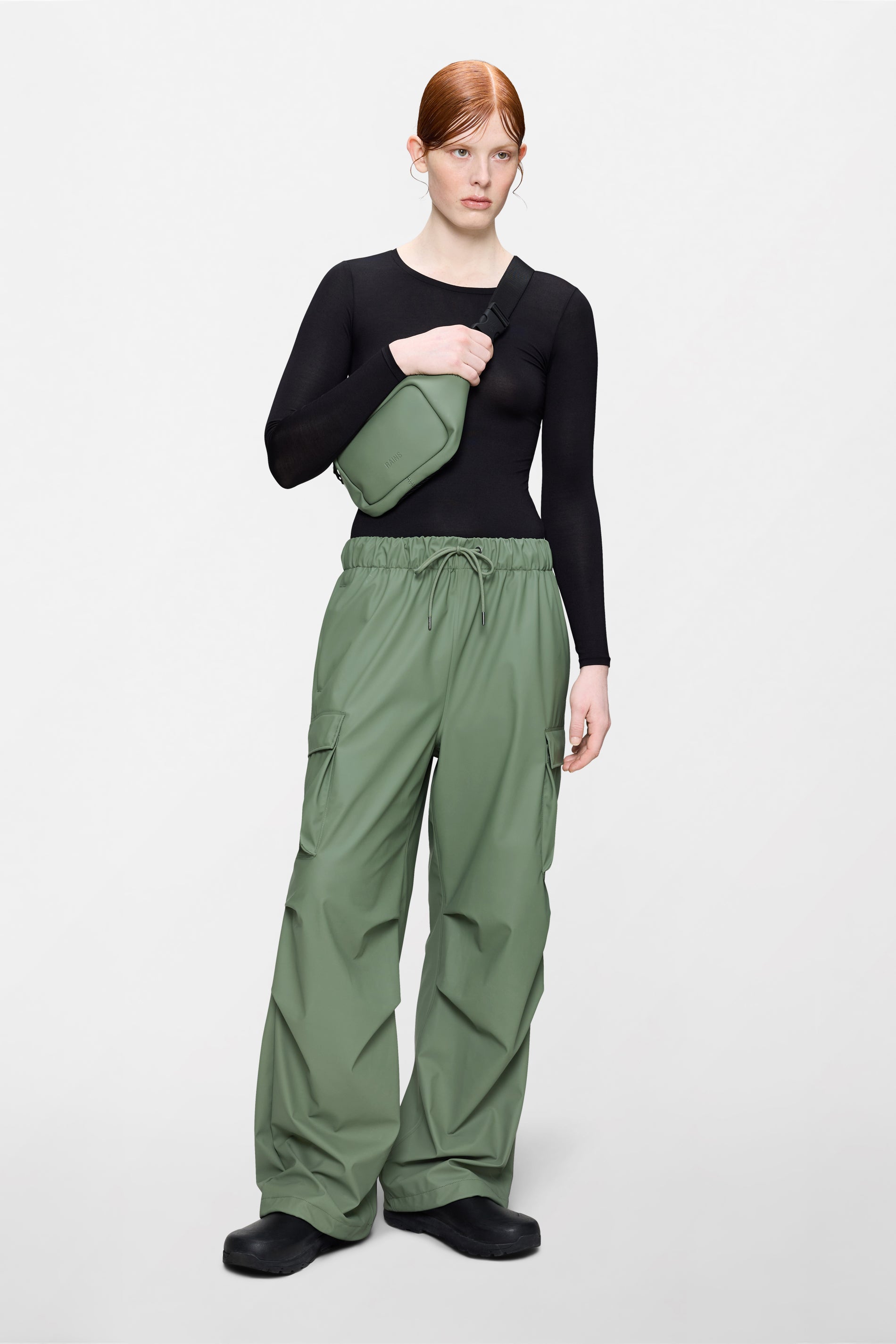 RAINS Pocket Rain Pants Wide Well Pants