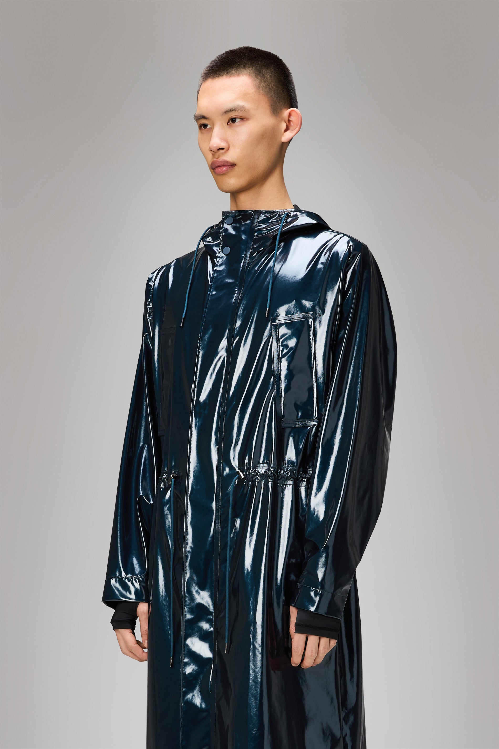 RAINS Bold Longest Jacket Spill Jacket