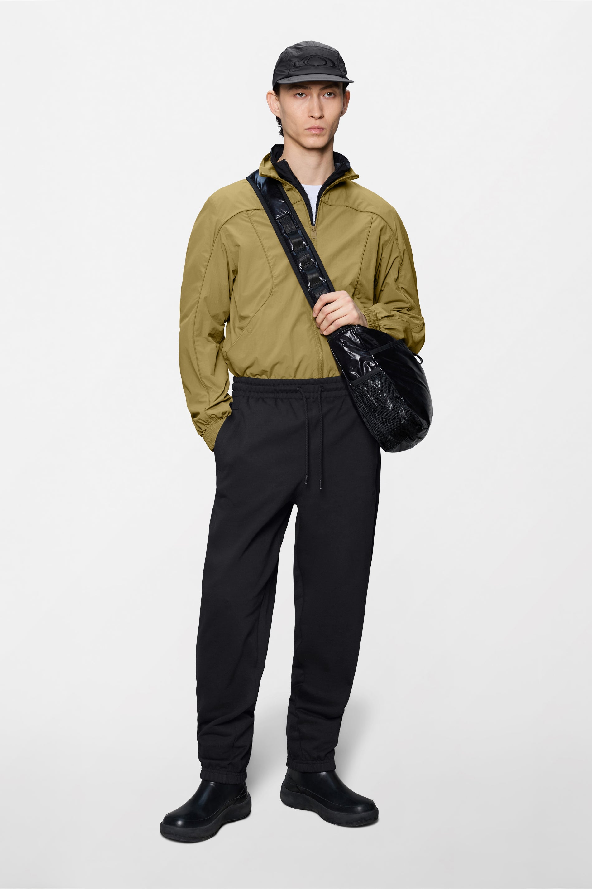 RAINS Classic Cuff Pants Splash Black Pants