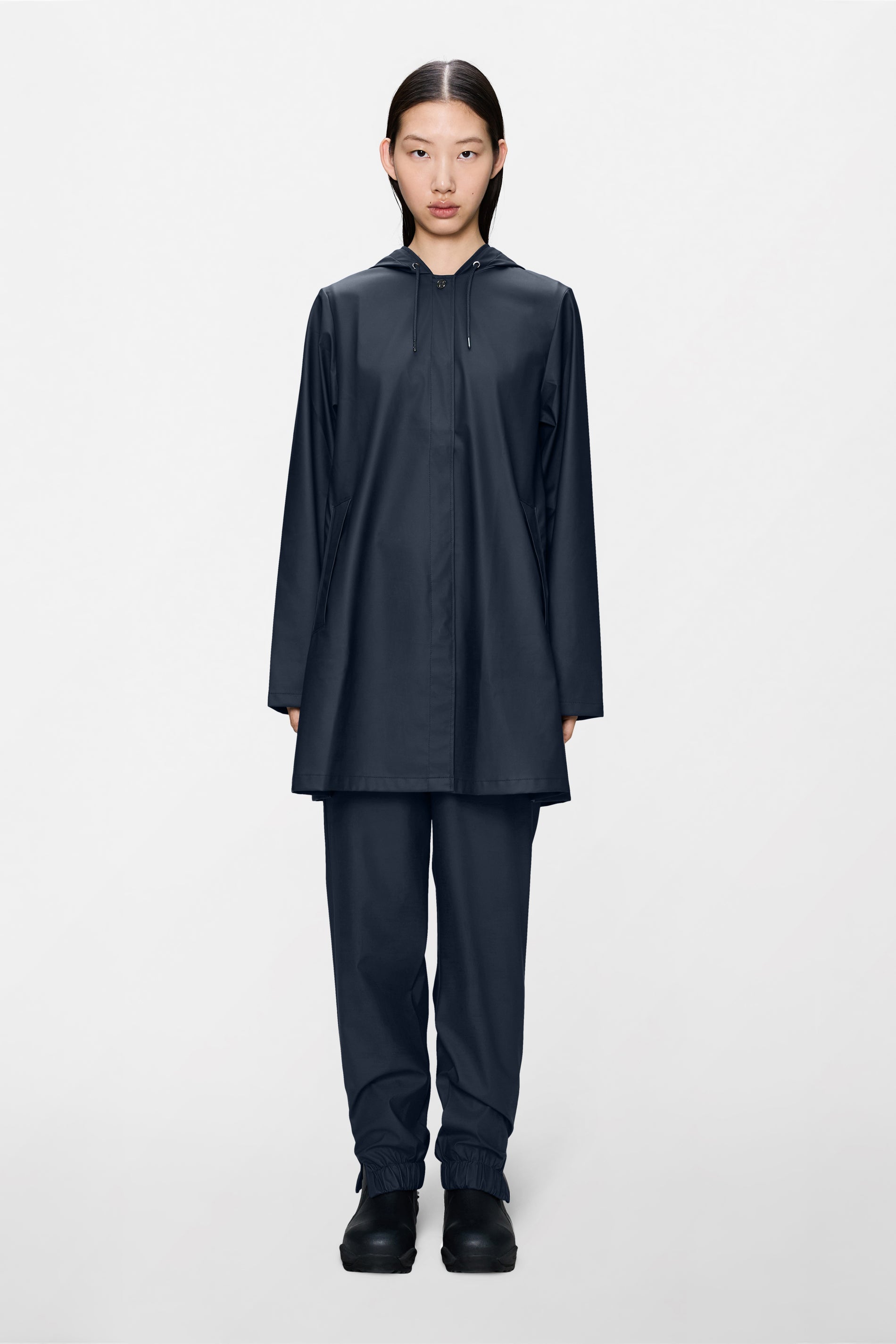 RAINS A-Line W Jacket Navy Jacket