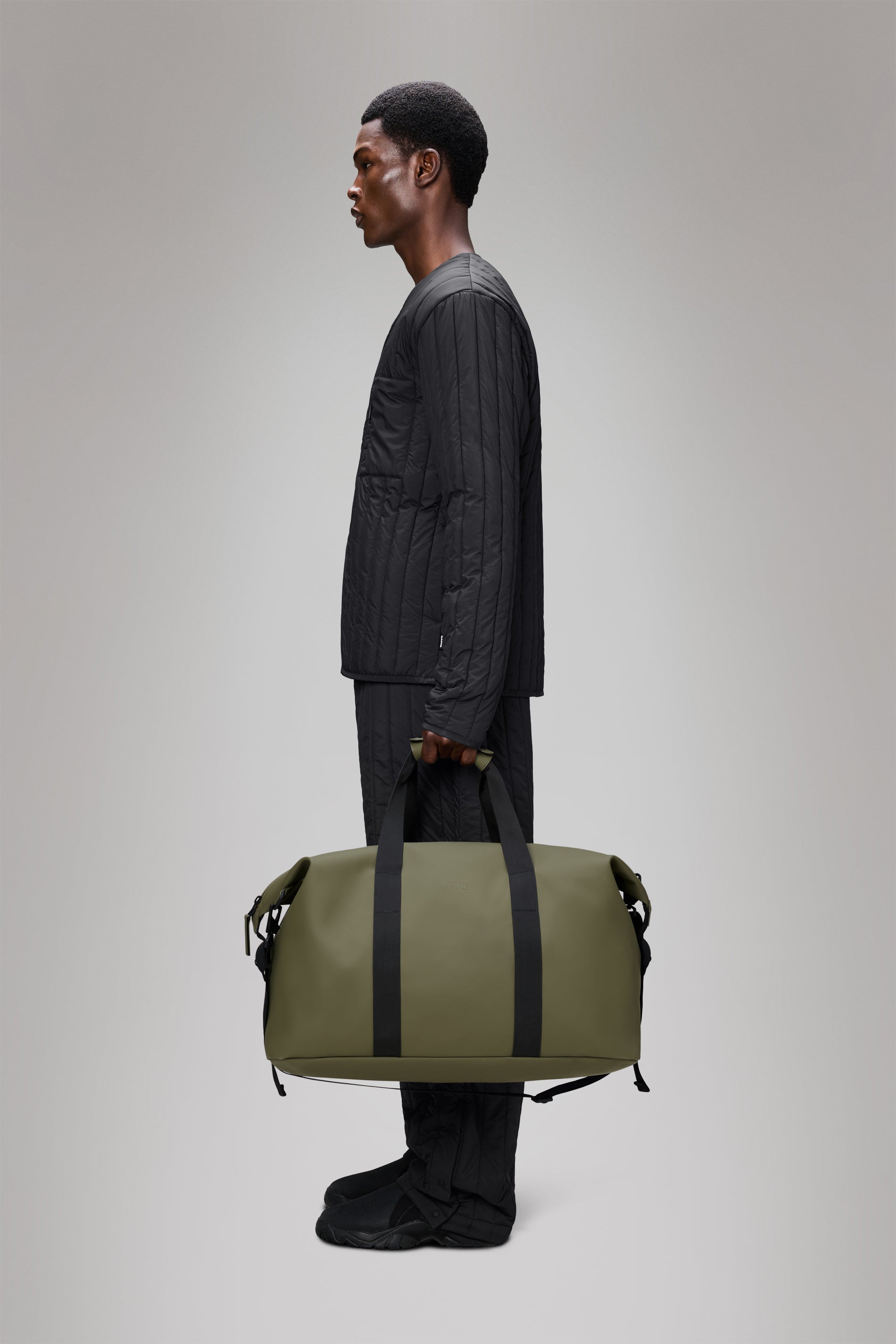 RAINS Hilo Weekend Bag Marsh 36L H39 x D26 x W52 cm Weekender