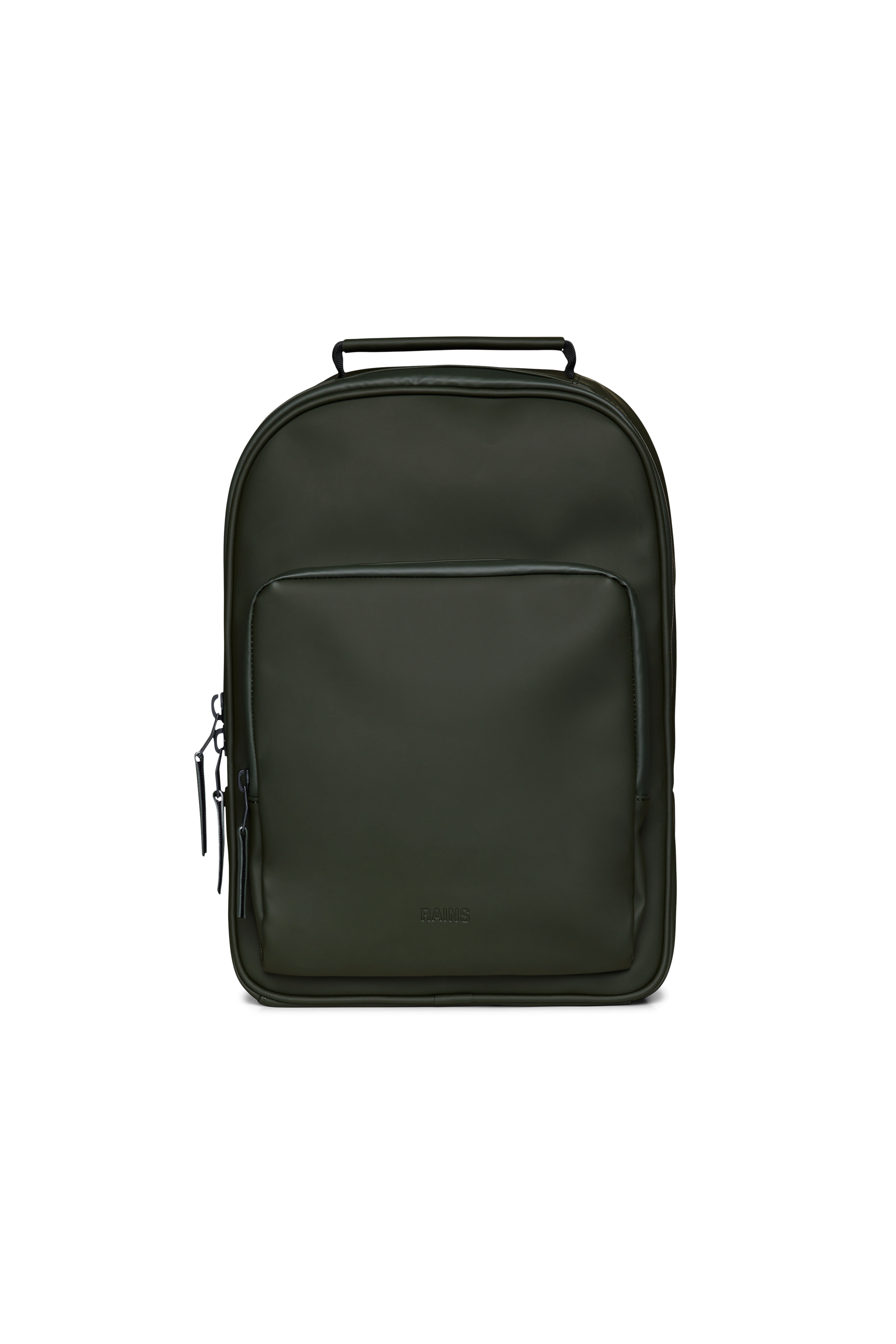 Rains Book Daypack Green 10.50L H38 x D10 x W28 cm Backpack