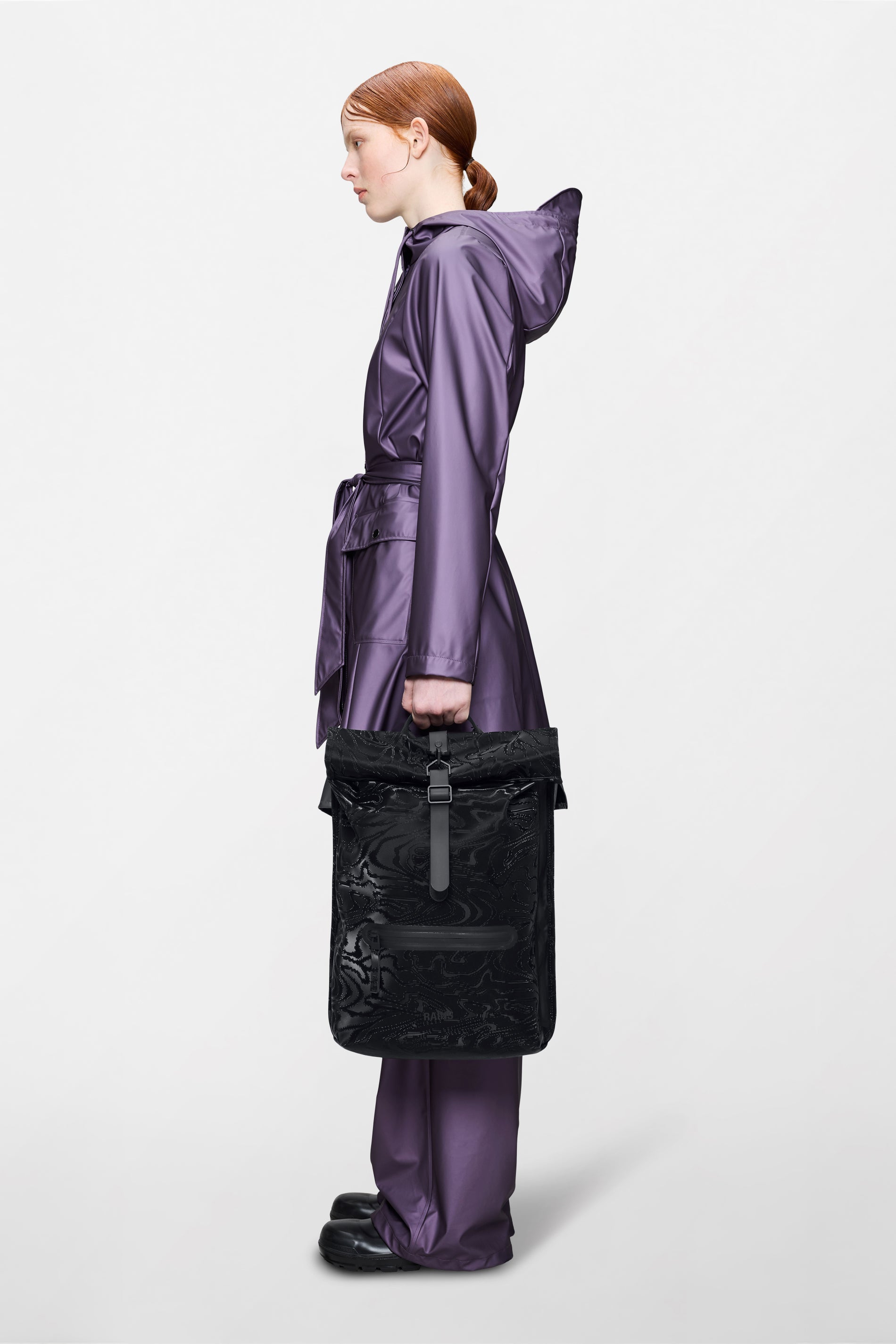 RAINS Rolltop Rucksack Amp 19L H48 x D11 x W32 cm Backpack