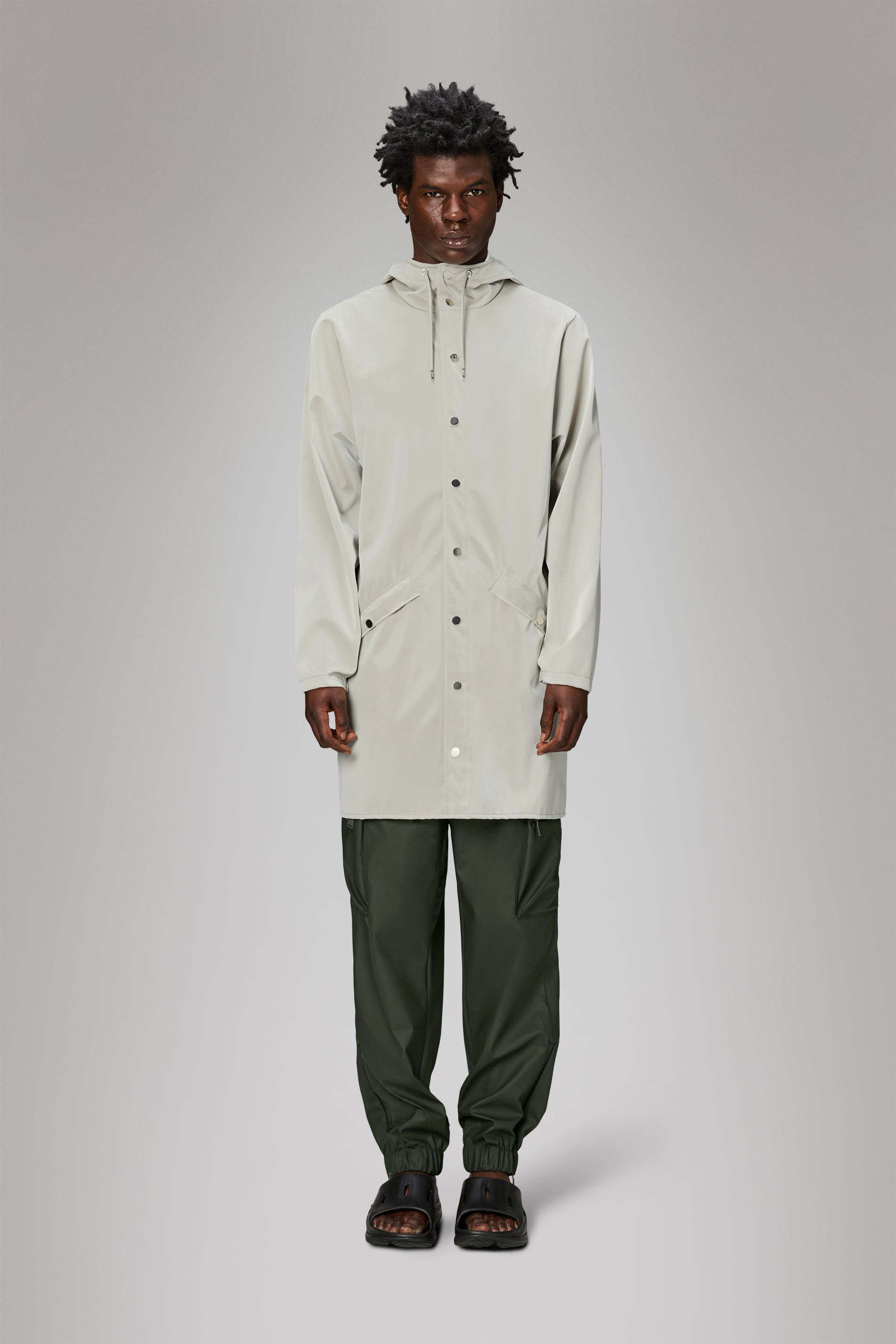 RAINS Long Jacket Matrix Jacket