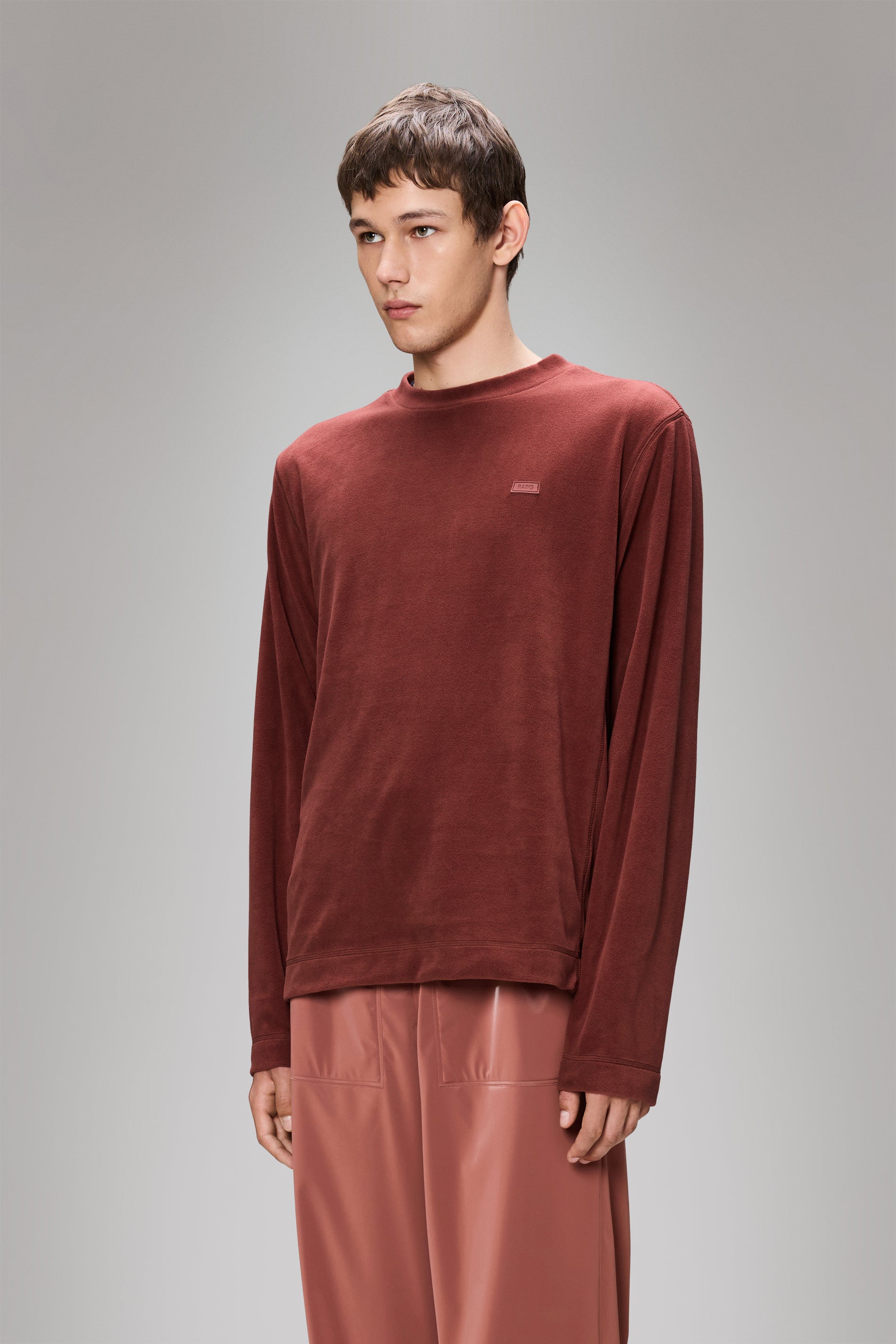 RAINS Addis Fleece Crewneck Honor Long Sleeve