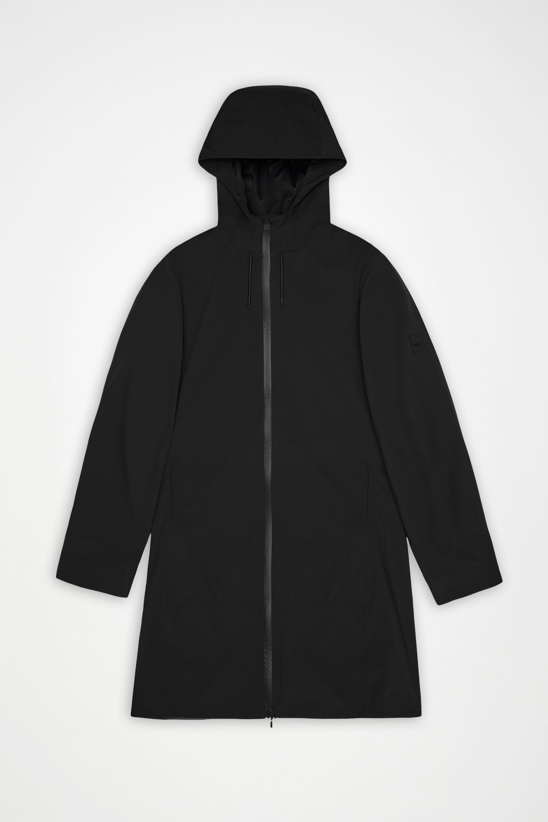 RAINS Suva Hardshell Long W Jacket Black Jacket