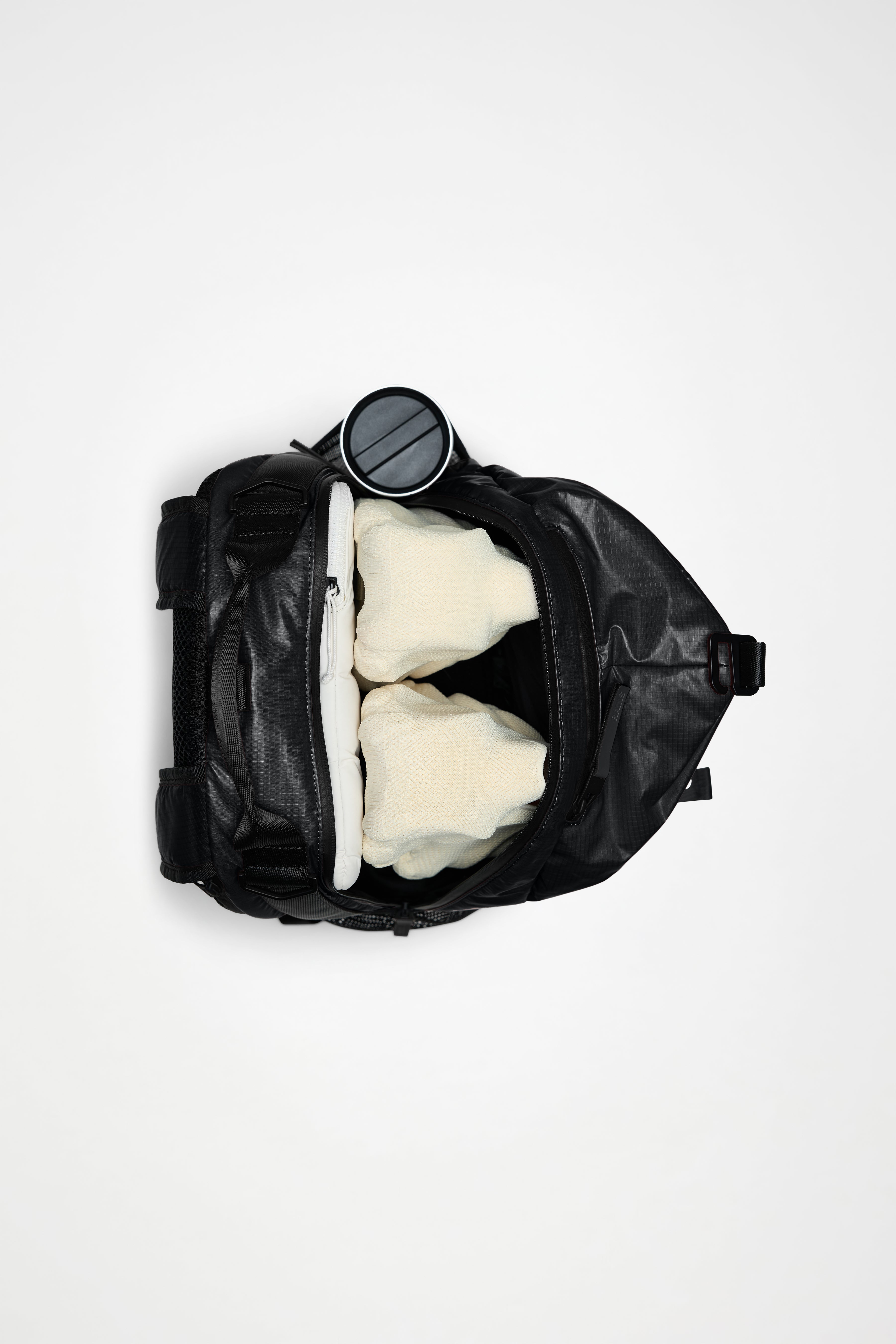RAINS Sibu Clip Front Backpack Black 23L H44 x D16 x W32 cm Backpack