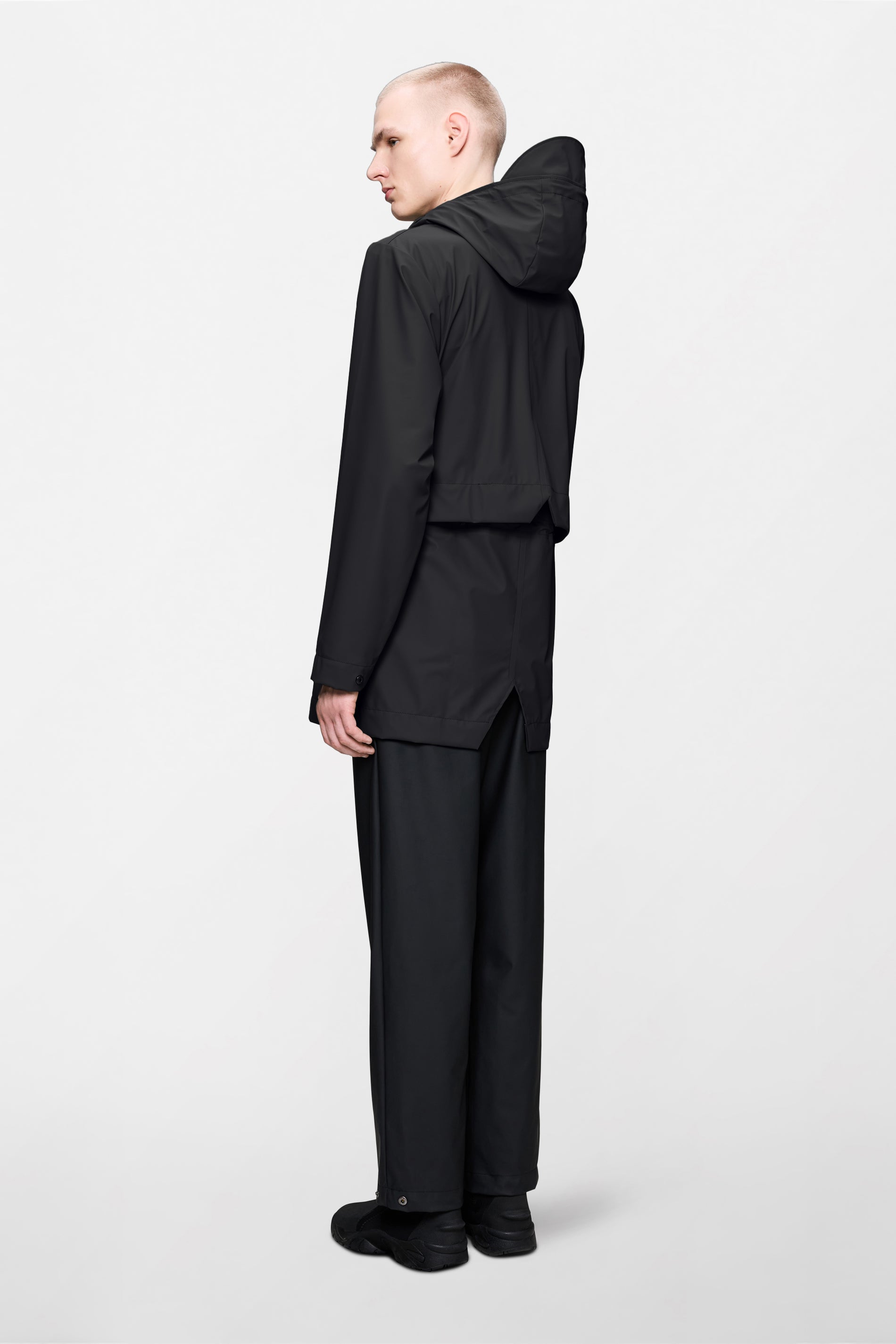 RAINS Bold Long Jacket Black Jacket