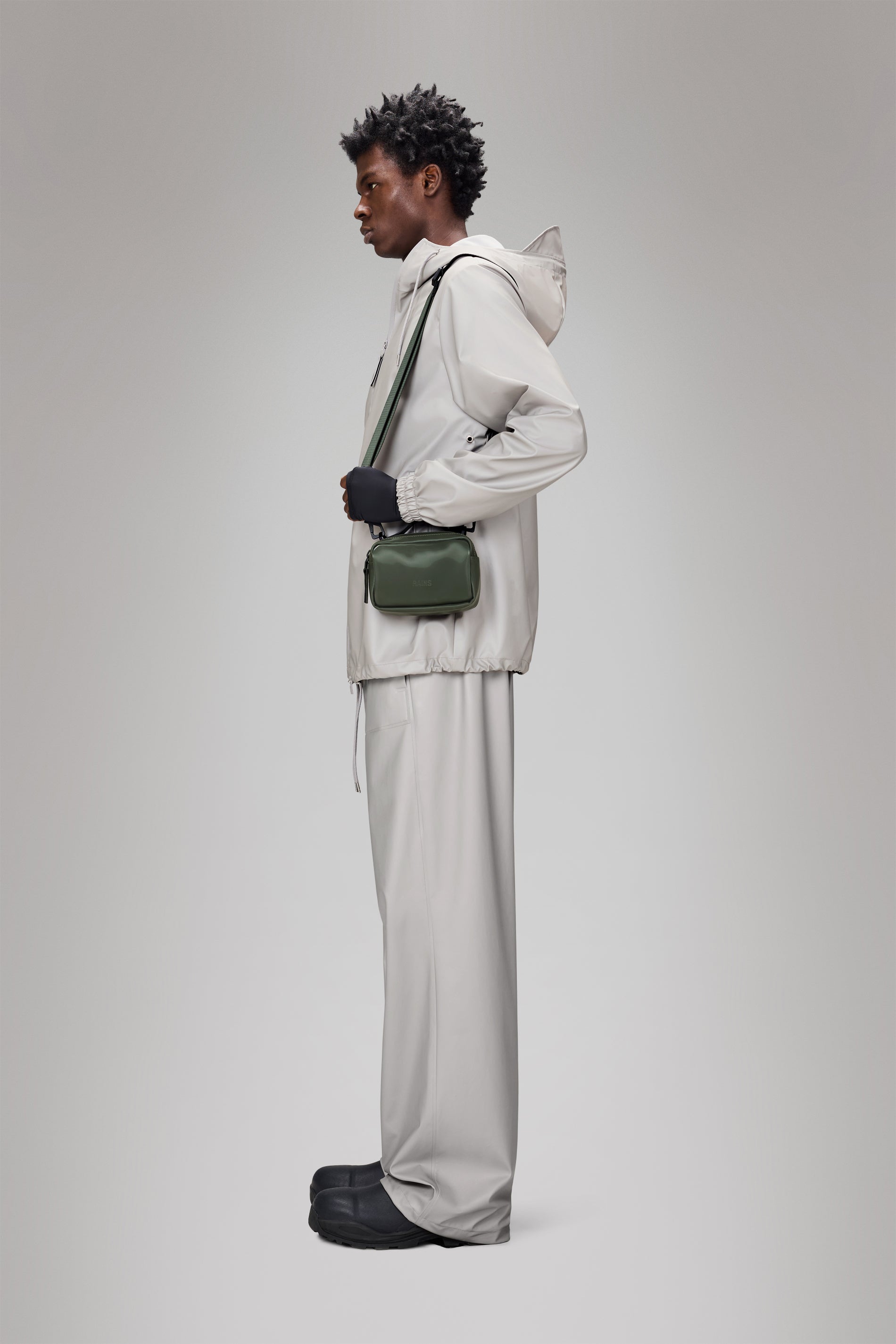 RAINS Box Bag Micro Swamp Crossbody