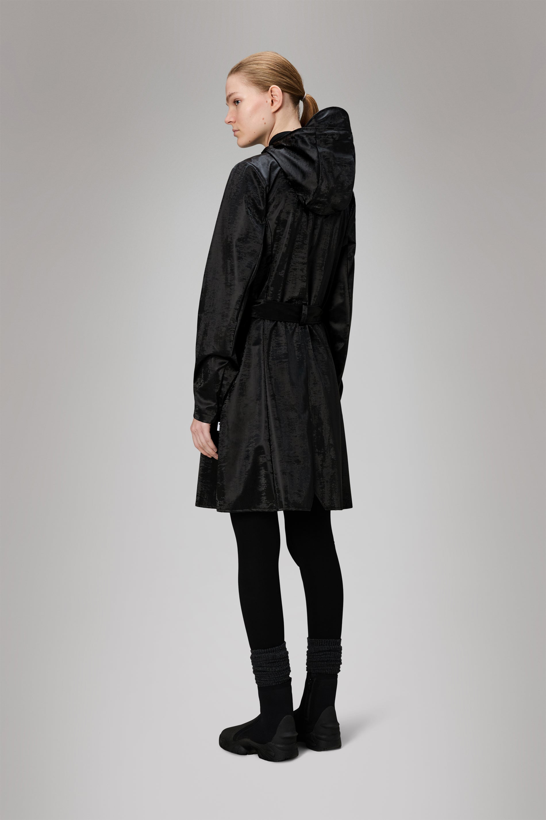 Rains Curve Long Jacket
Coal Jacket
