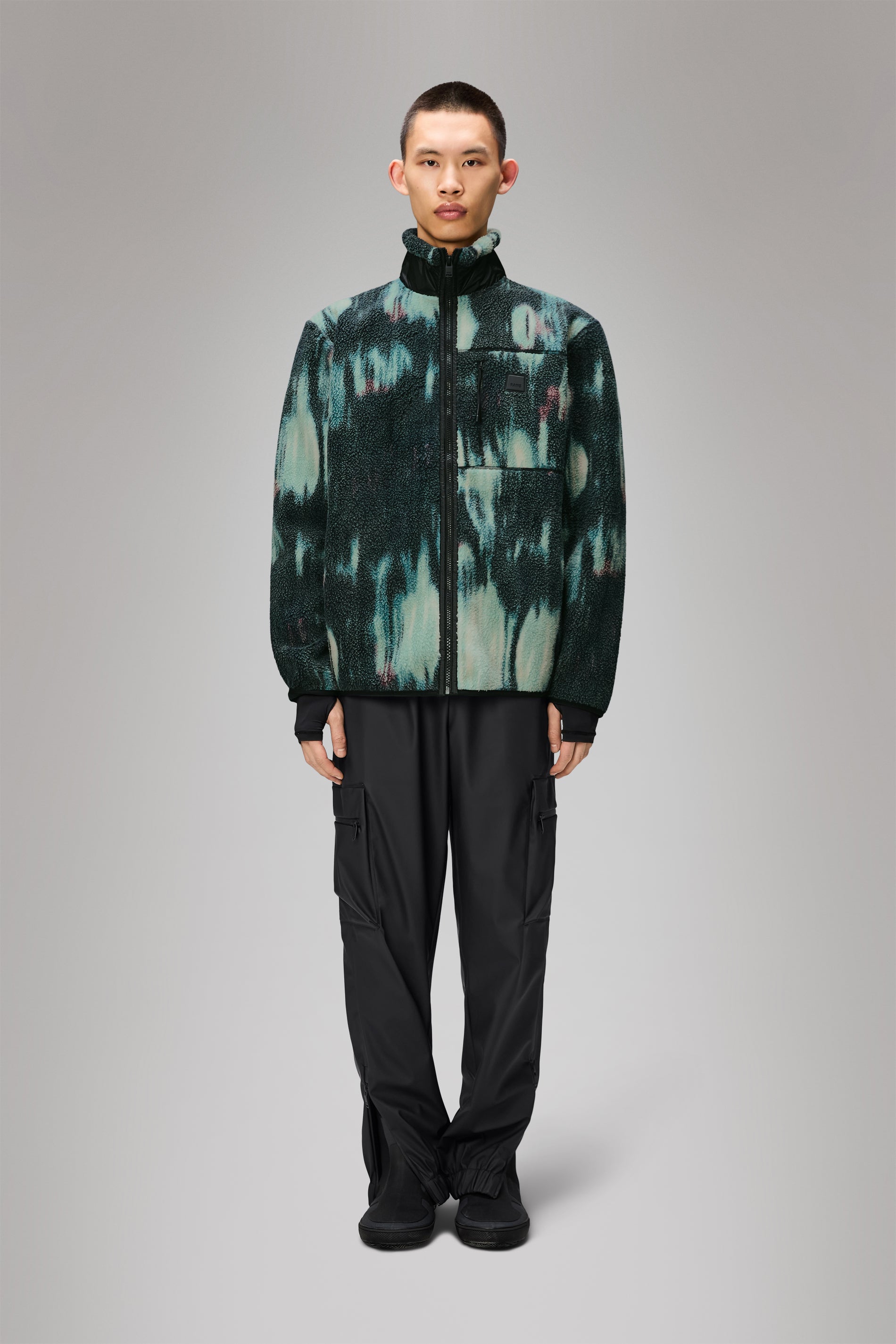 Rains Yermo Fleece Jacket Blur Jacket