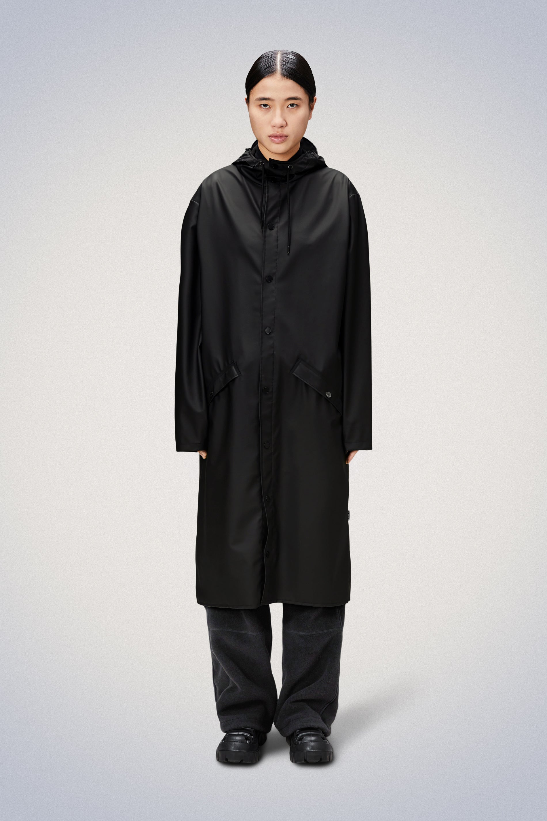 Rains® Longer Jacket in Black for €110 | 2-Year Warranty