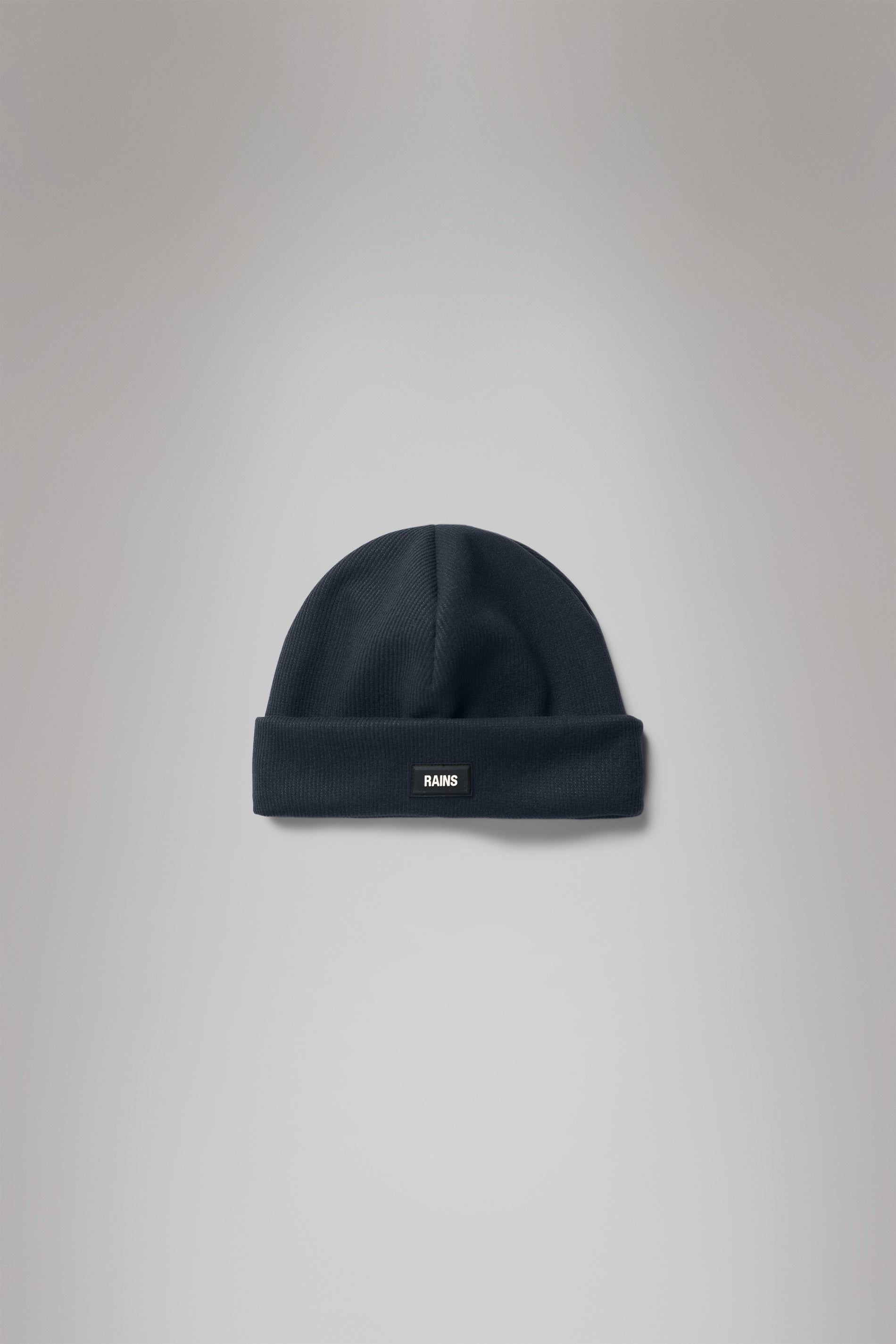 Rains Ribbed Fleece Beanie Headwear 47 Navy