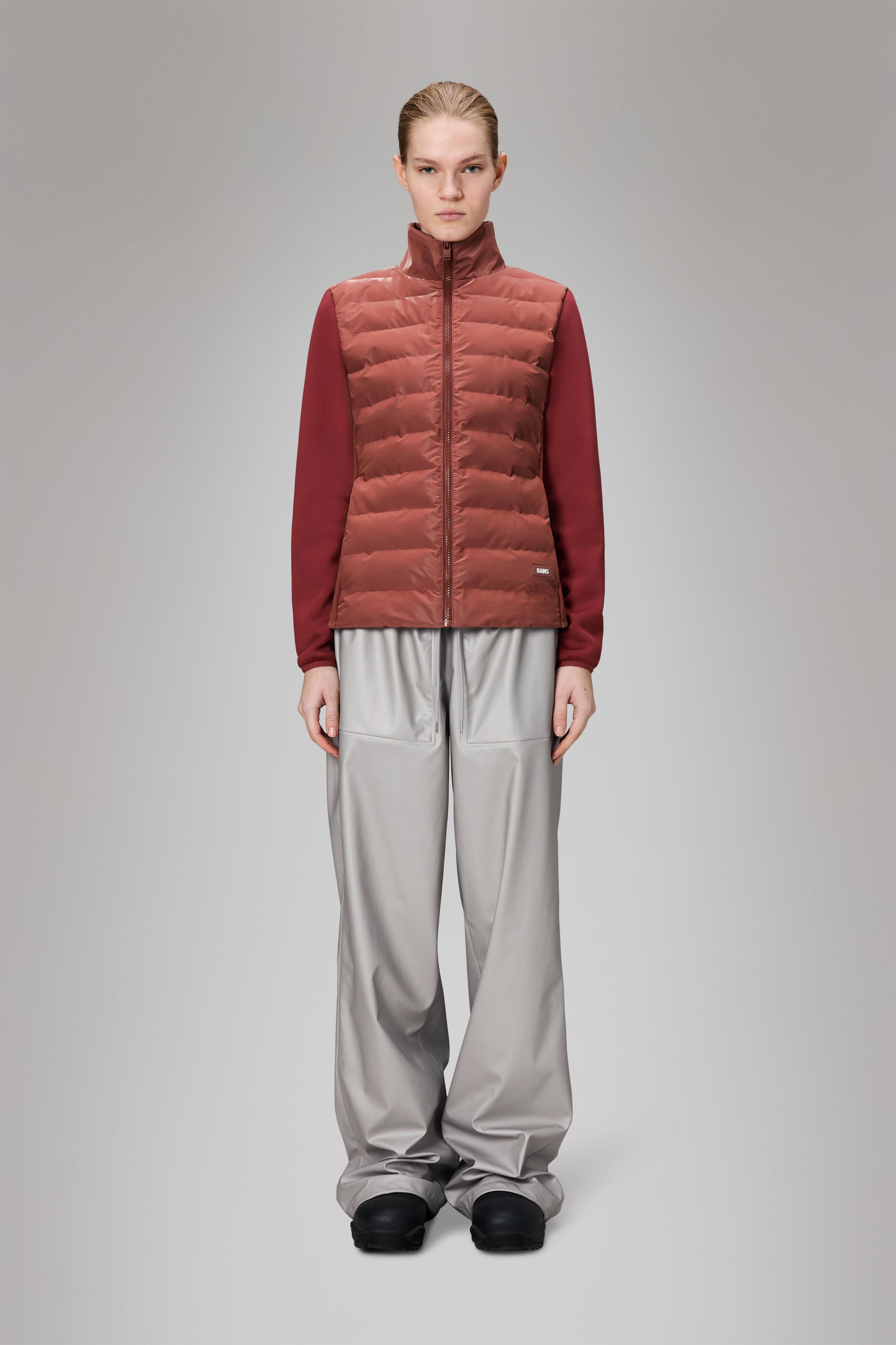 RAINS Safi Fleece Hybrid Curve Jacket Honor Jacket