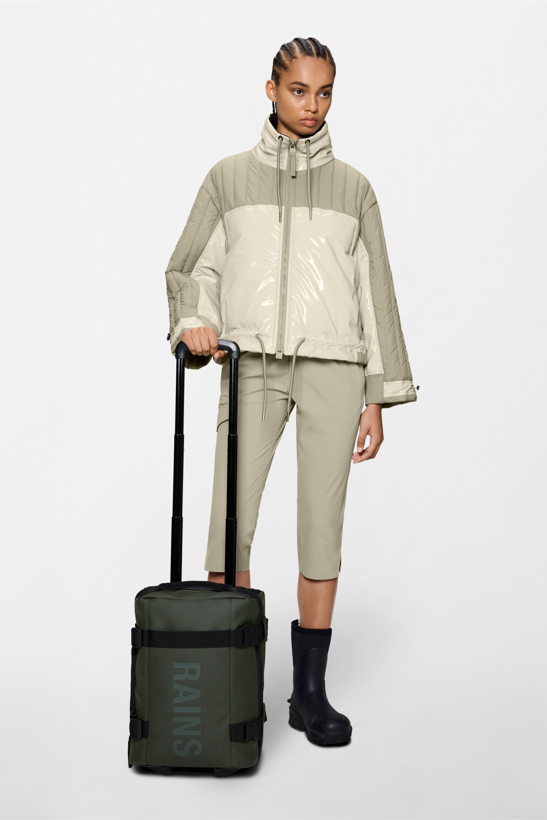 RAINS Texel Cabin Bag Mini Green Cabin