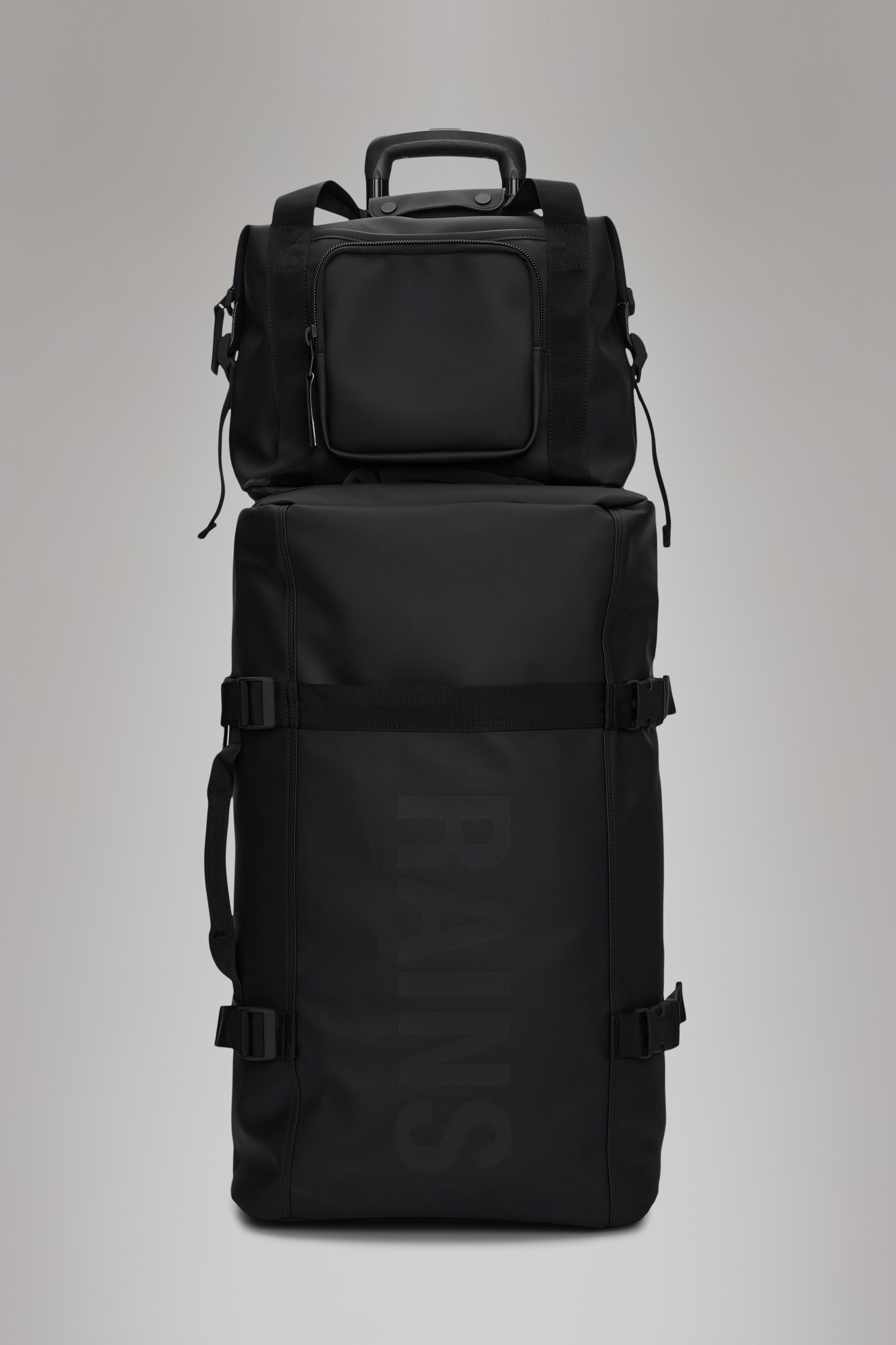 RAINS Texel Kit Bag Black 36L H31 x D14 x W44 cm Weekender