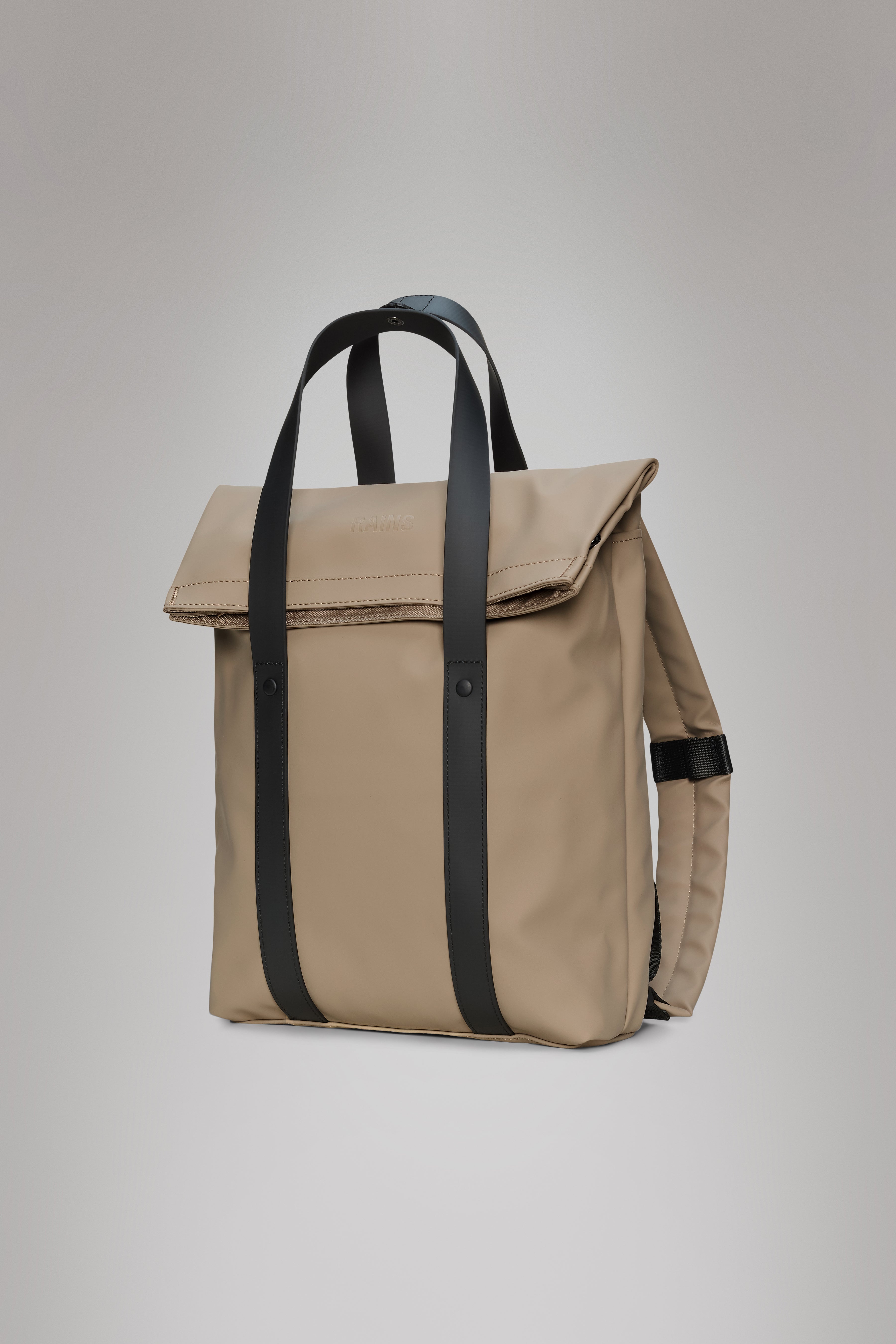 Rains 2 Way Tote Backpack Mini Beige 8L H35.50 x D9 x W25 cm Backpack