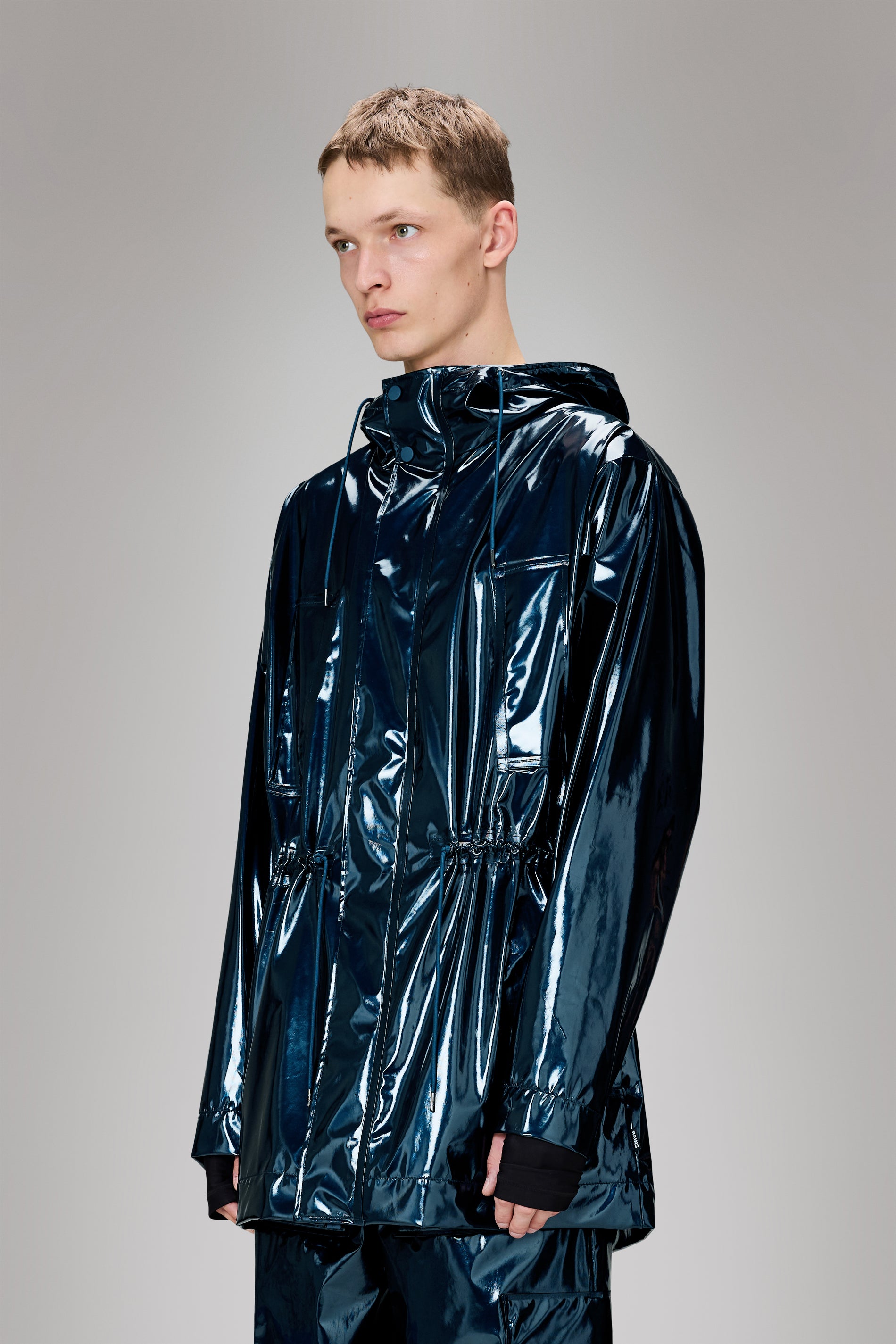 RAINS Bold Long Jacket Spill Jacket
