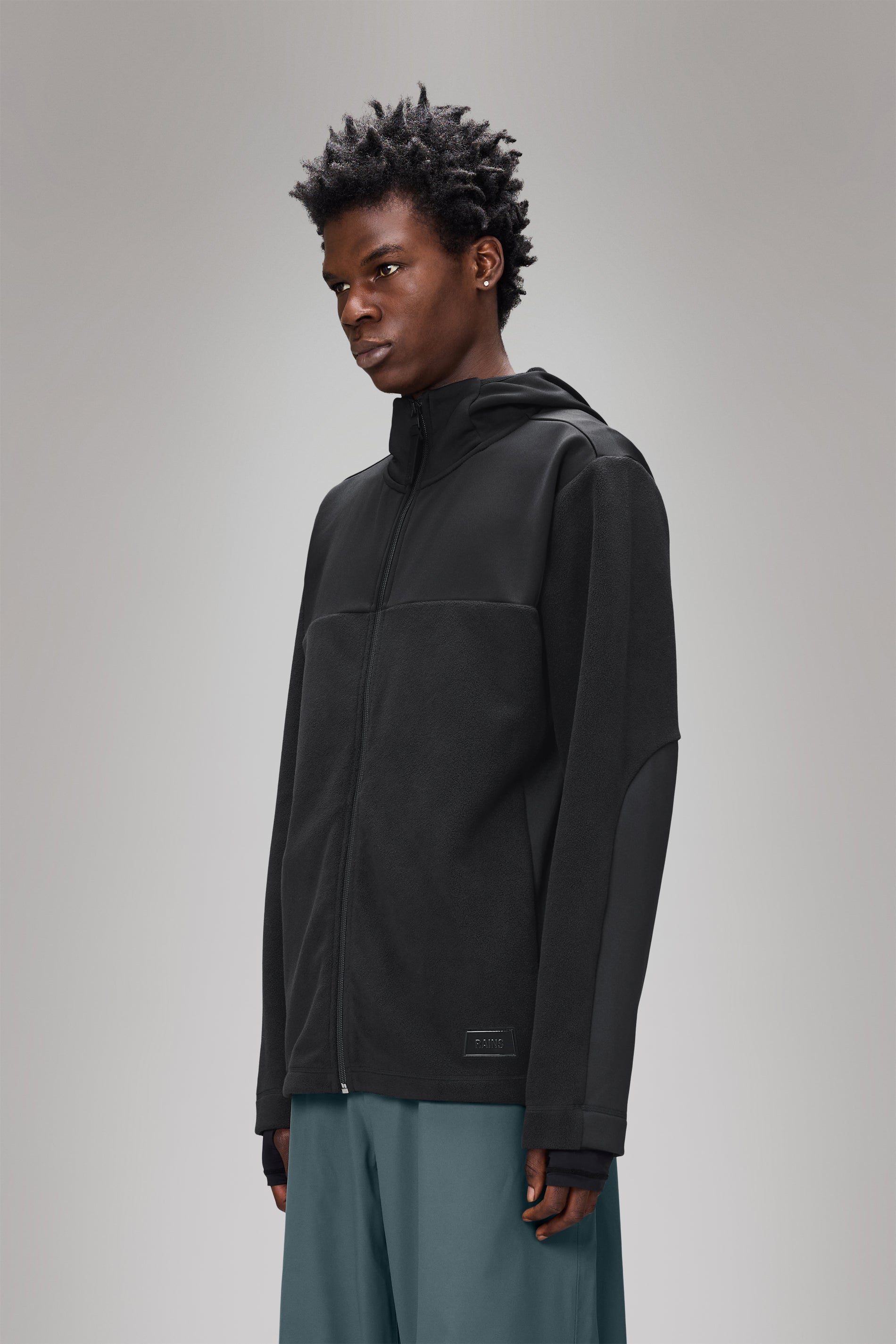 RAINS Sintra Fleece Reverse Jacket Black Jacket