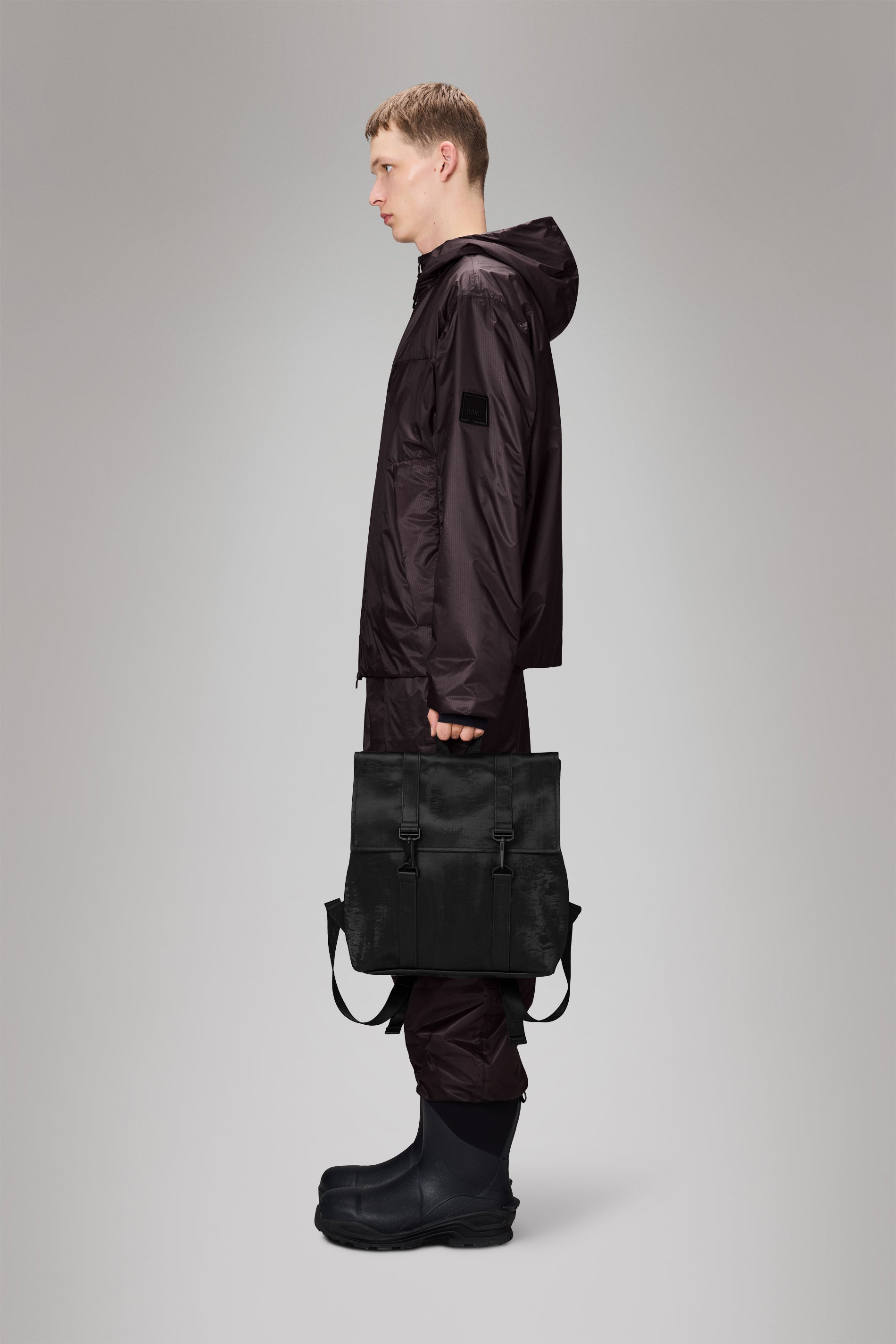 Rains MSN Bag Mini Coal 13.50L H34 x D12 x W33 cm Backpack