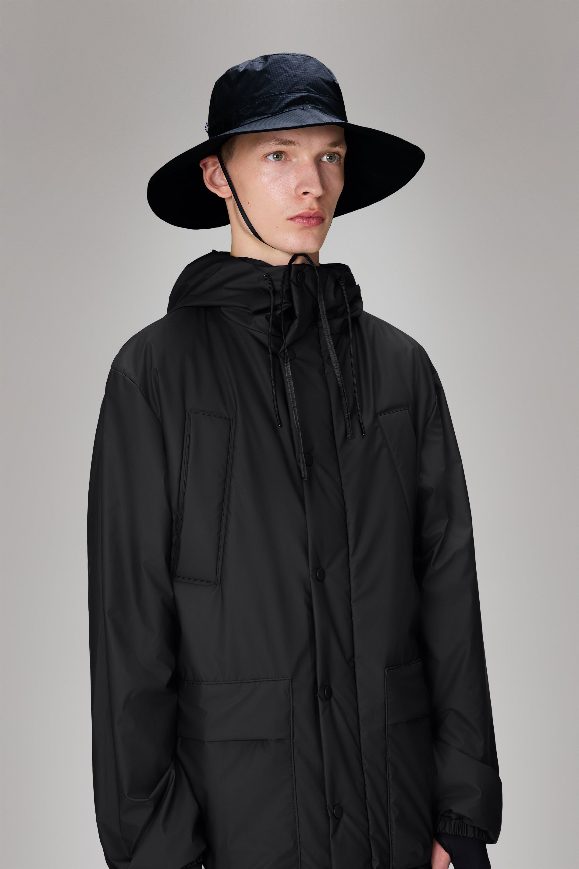 RAINS Boonie Hat Ripstop Navy Headwear