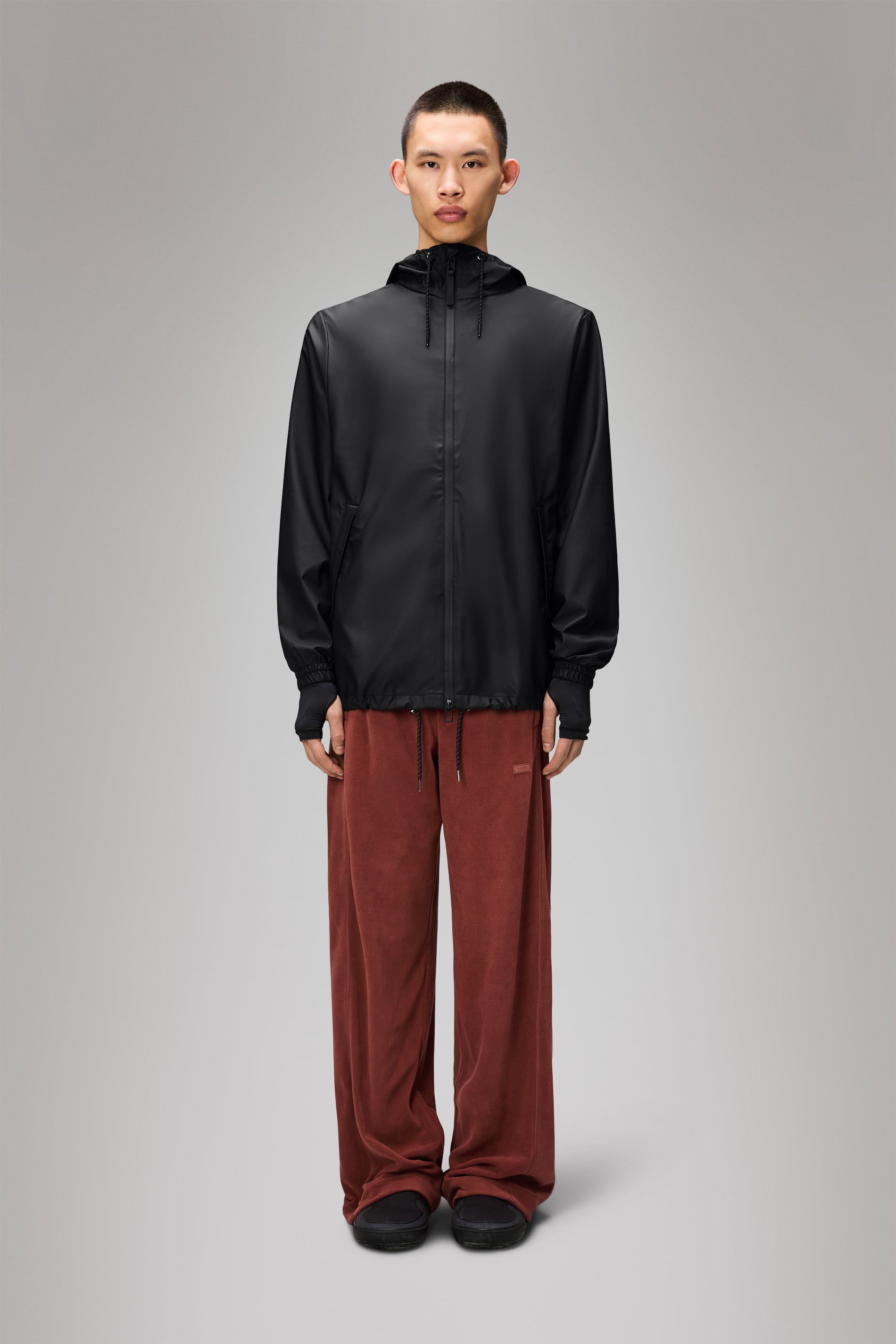 Rains Storm Breaker Black Jacket