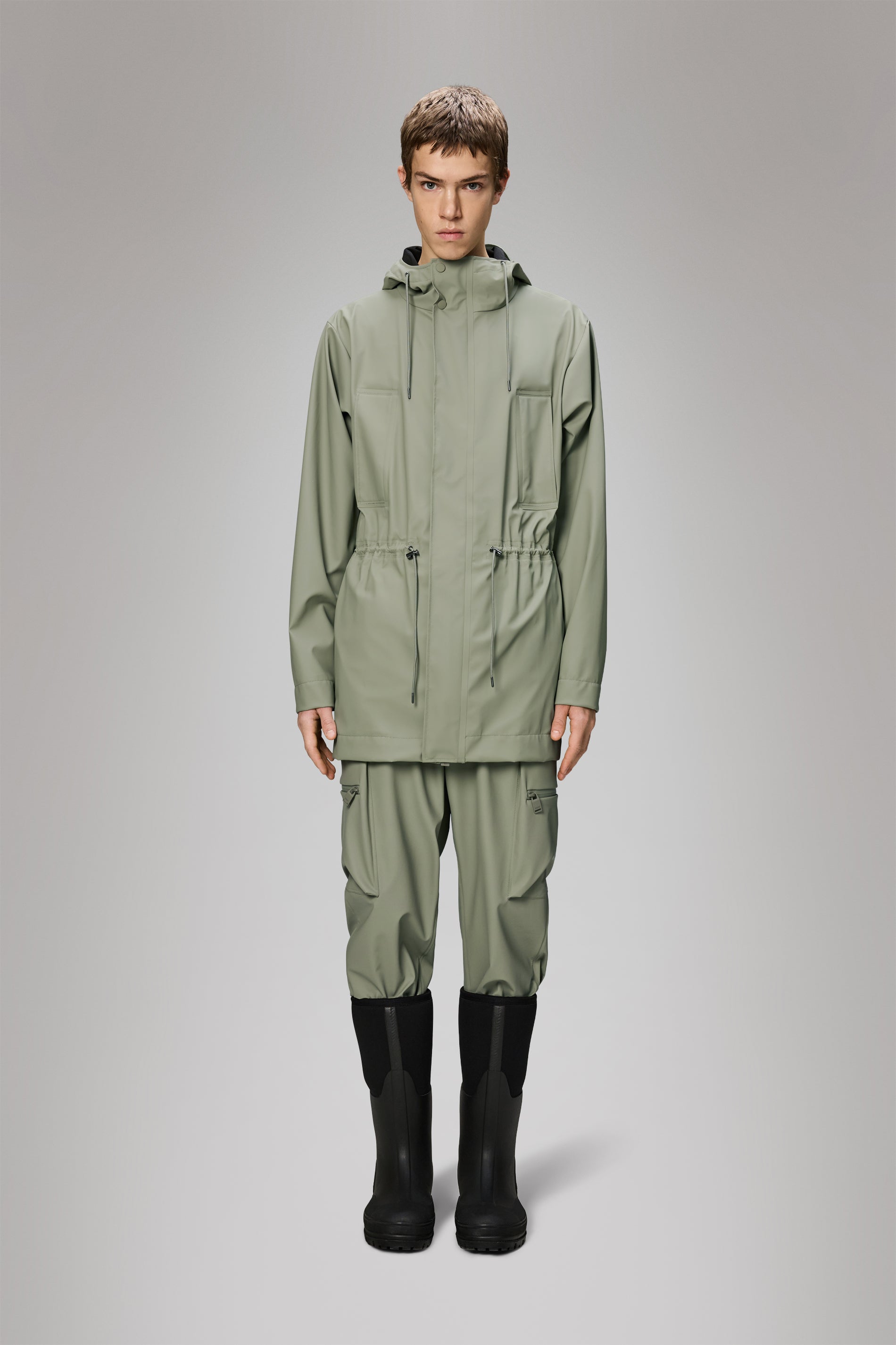 RAINS Bold Long Jacket Drift Jacket