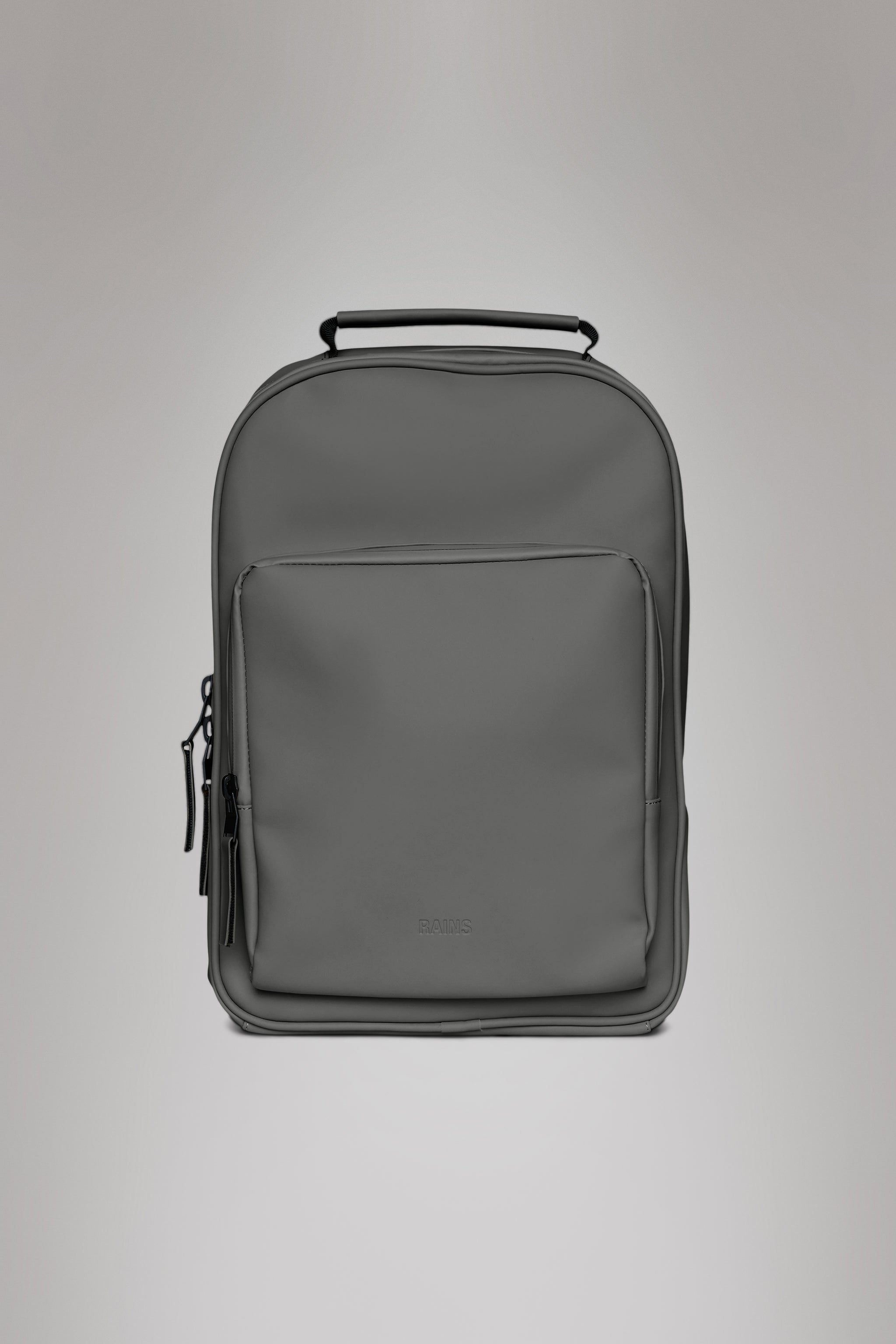 book backpack rains daypack large W3 black this green rucksack provides ample space for all your essentials RAINS Book Daypack Large Waterproof