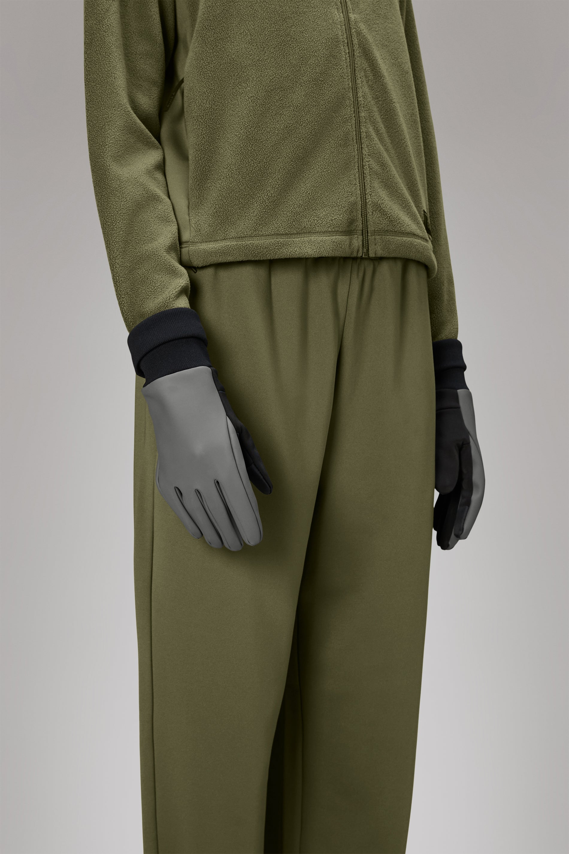 RAINS Gloves Grey Gloves